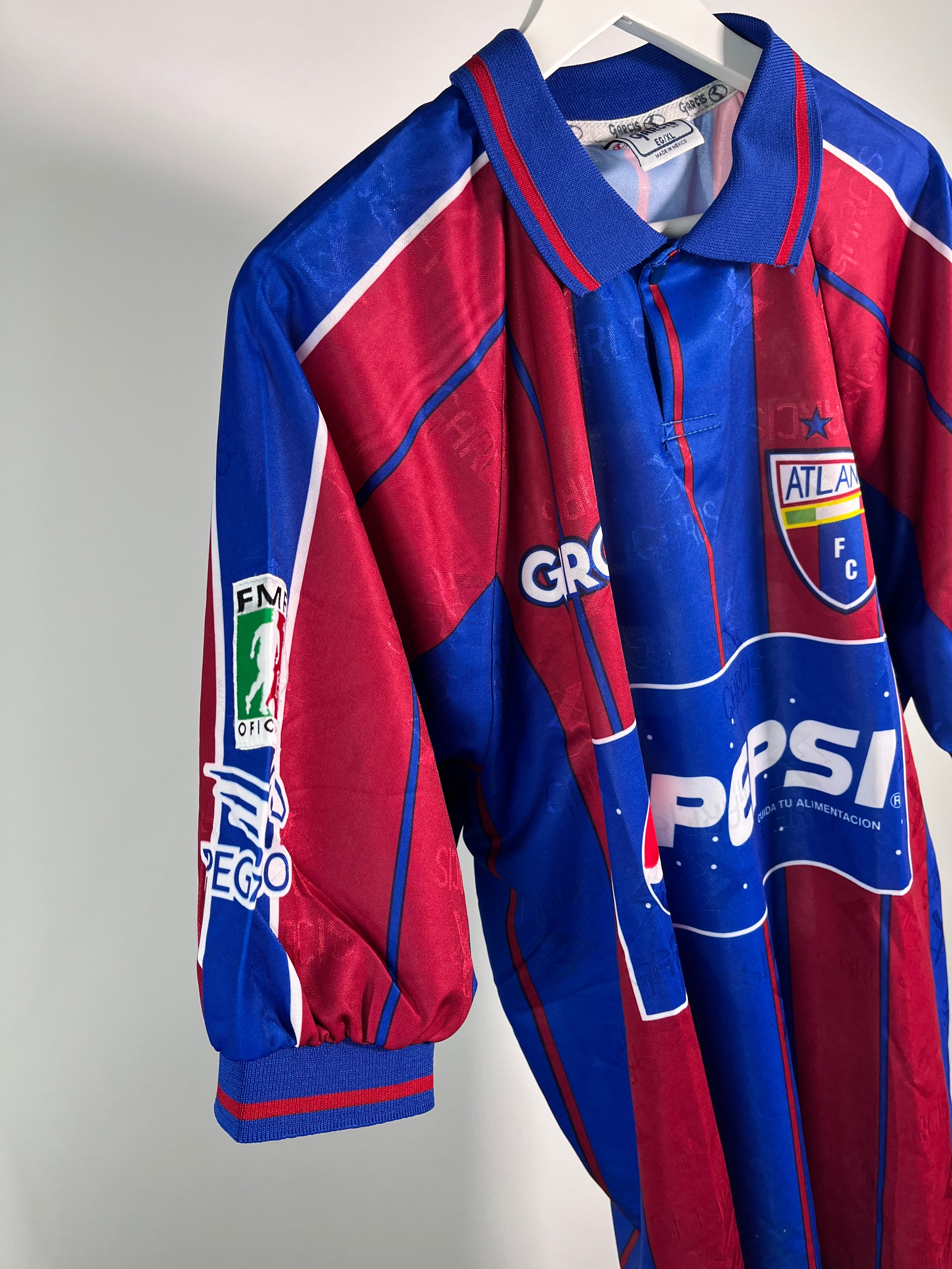 Jersey Atlante Local 1998 1999 Match Worn Luis Roberto Alves Zague (XL)