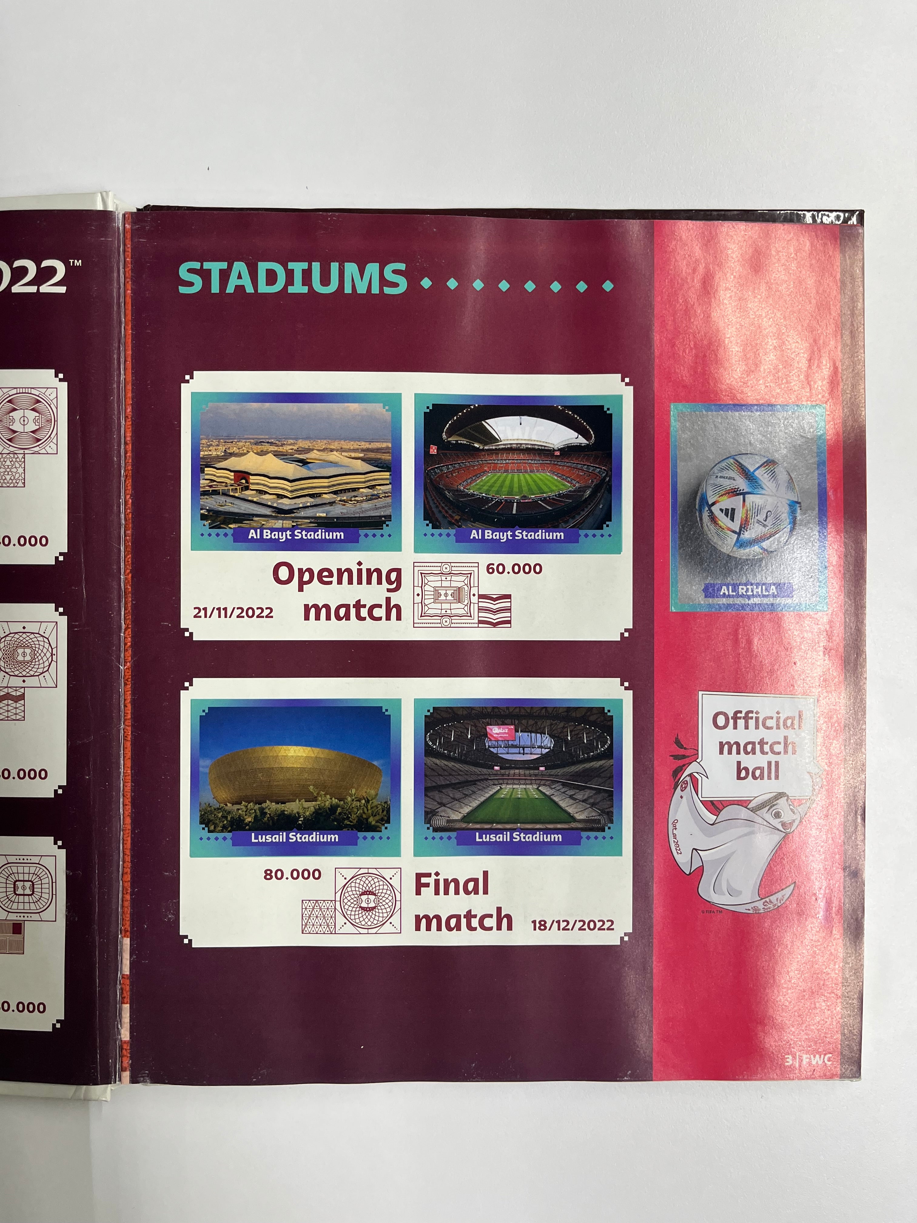 Álbum Panini Mundial Qatar 2022 Edición Pasta dura (Completo)