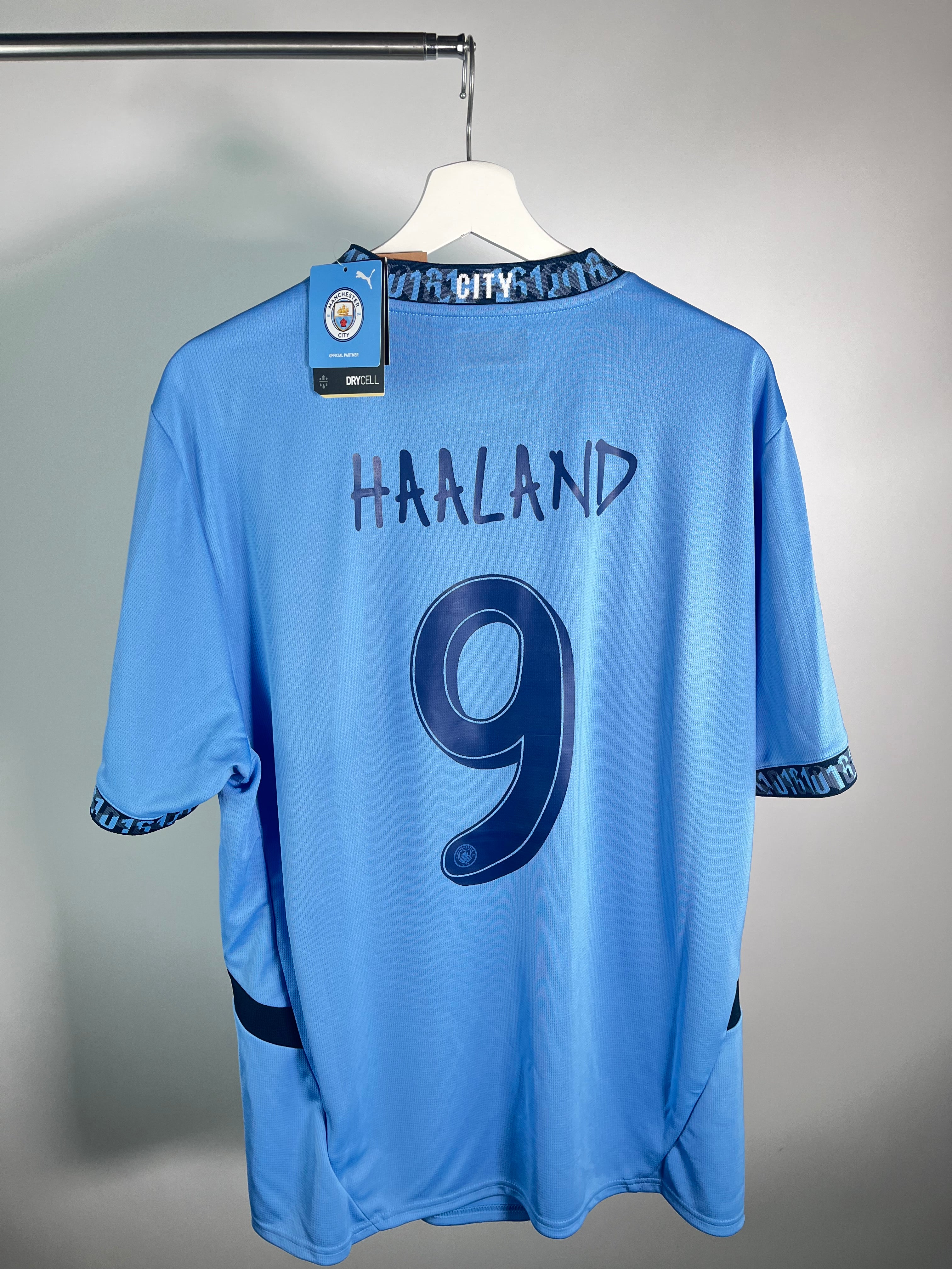 Jersey Manchester City Local 2024 2025 *C/Etiquetas* Erling Braut Haaland (XL)