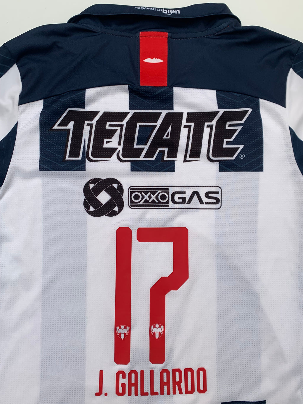 Jersey Rayados Monterrey Local 2019 2020 Match Worn Jesús Gallardo (L)