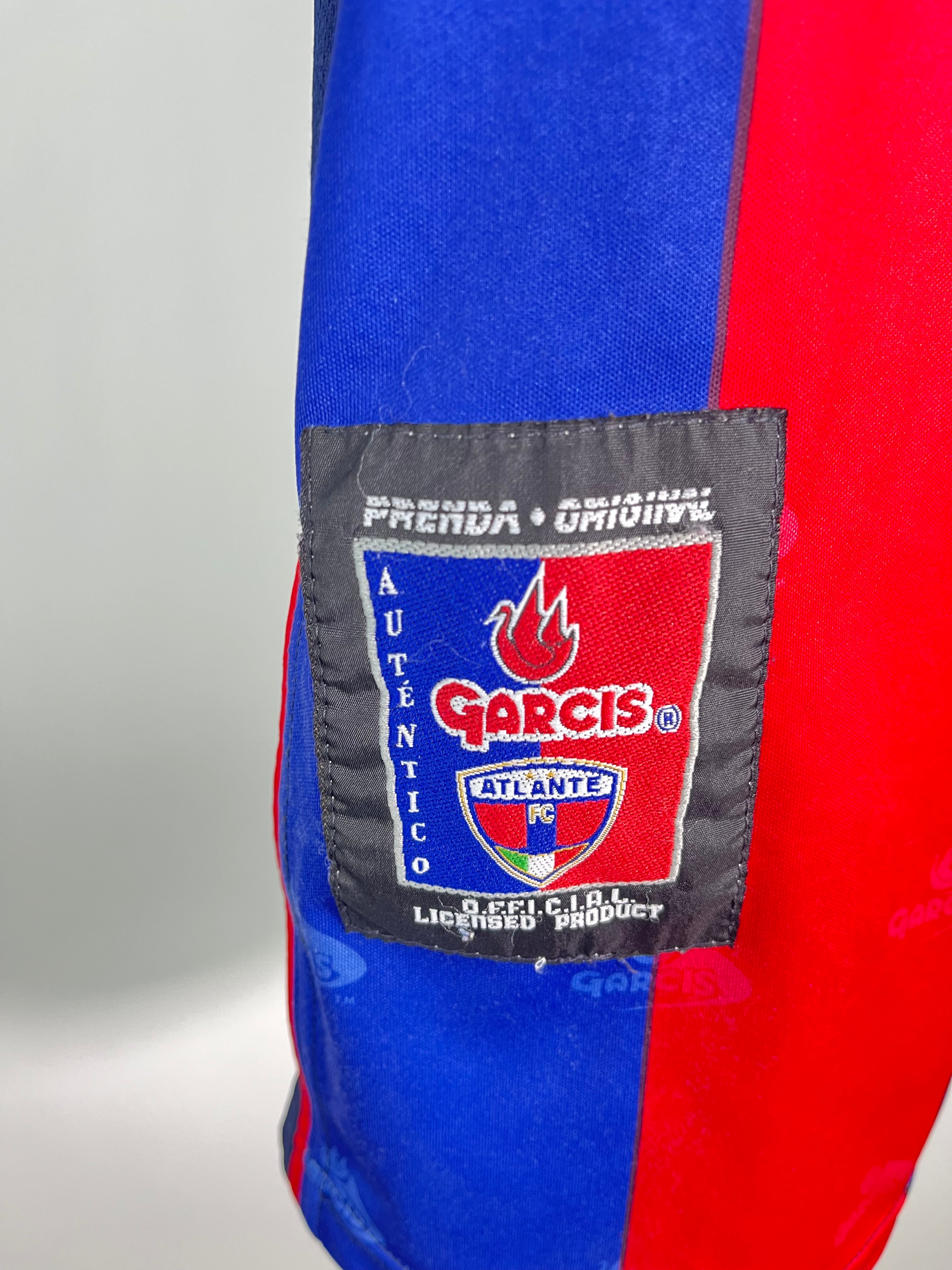 Jersey Atlante Local 2002 2003 Utilería Sebastián "Chamagol" González (M)