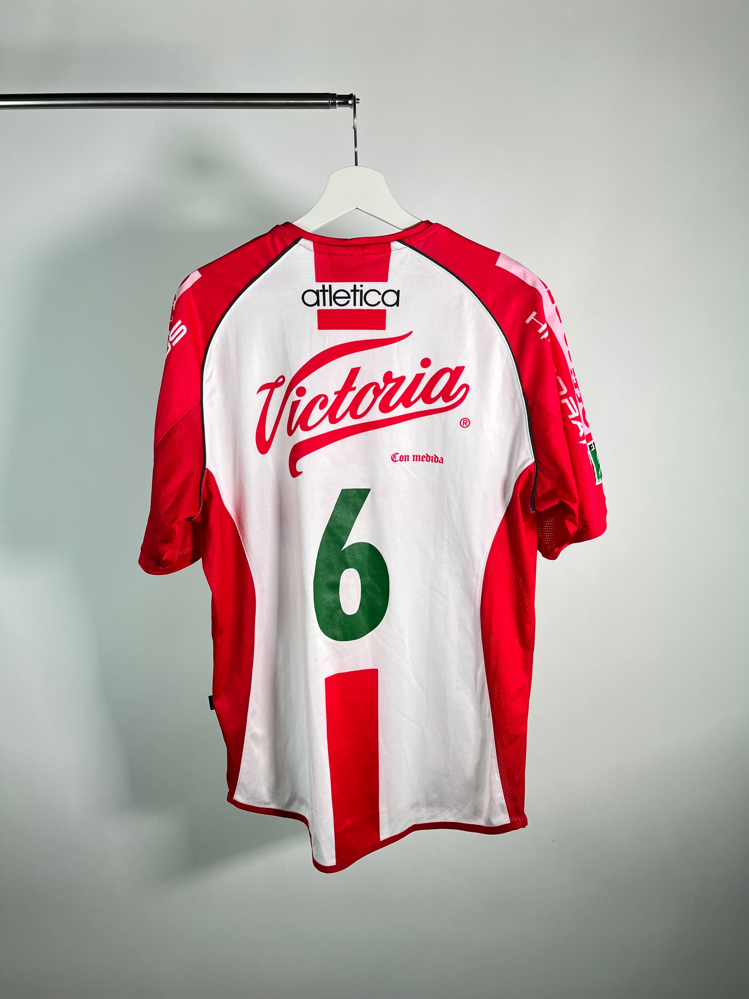 Jersey Necaxa Local 2003 2004 Utilería Miguel Acosta (L)