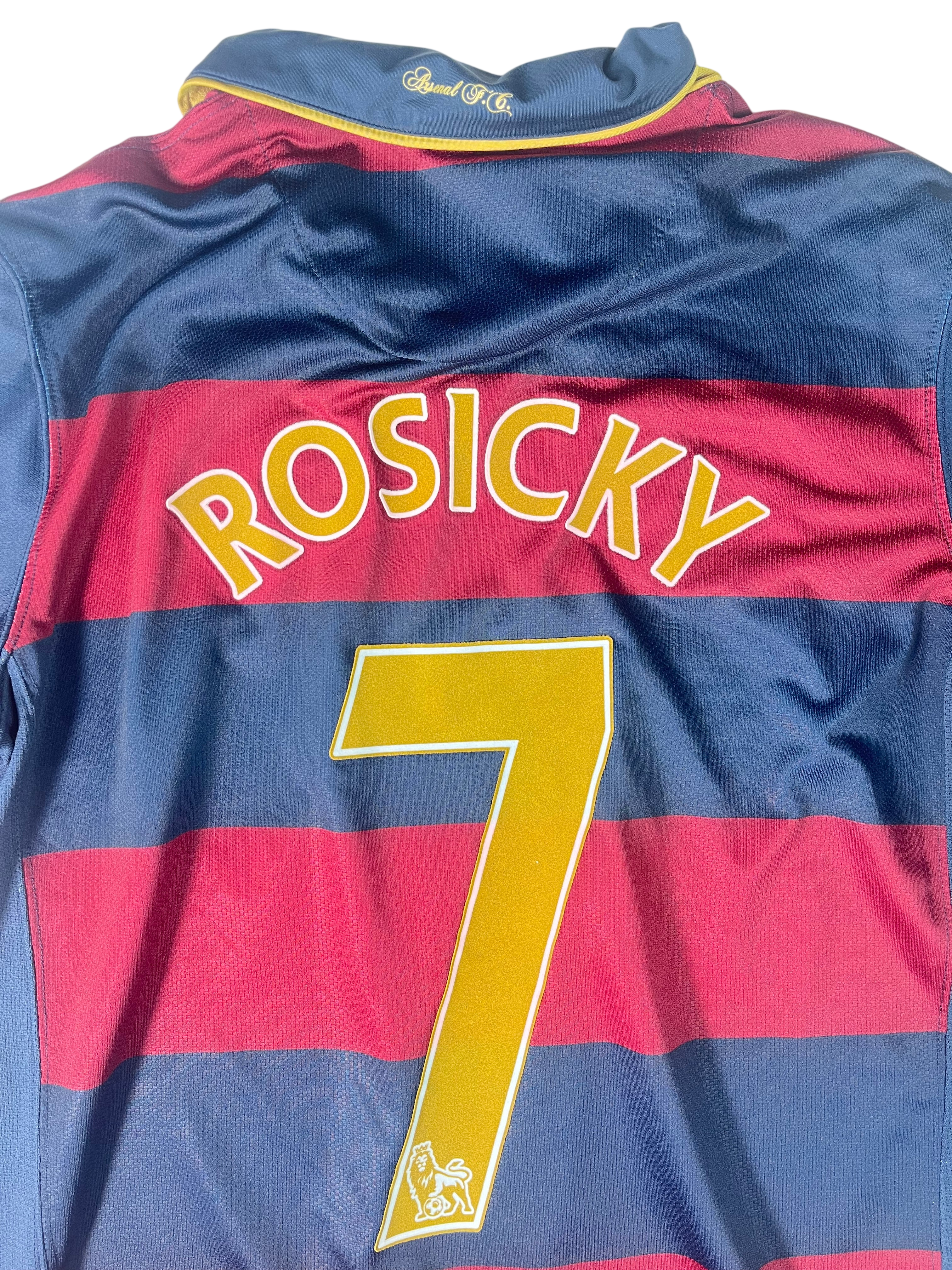 Jersey Arsenal Tercera 2007 2008 Manga Larga Tomás Rosicky (M)