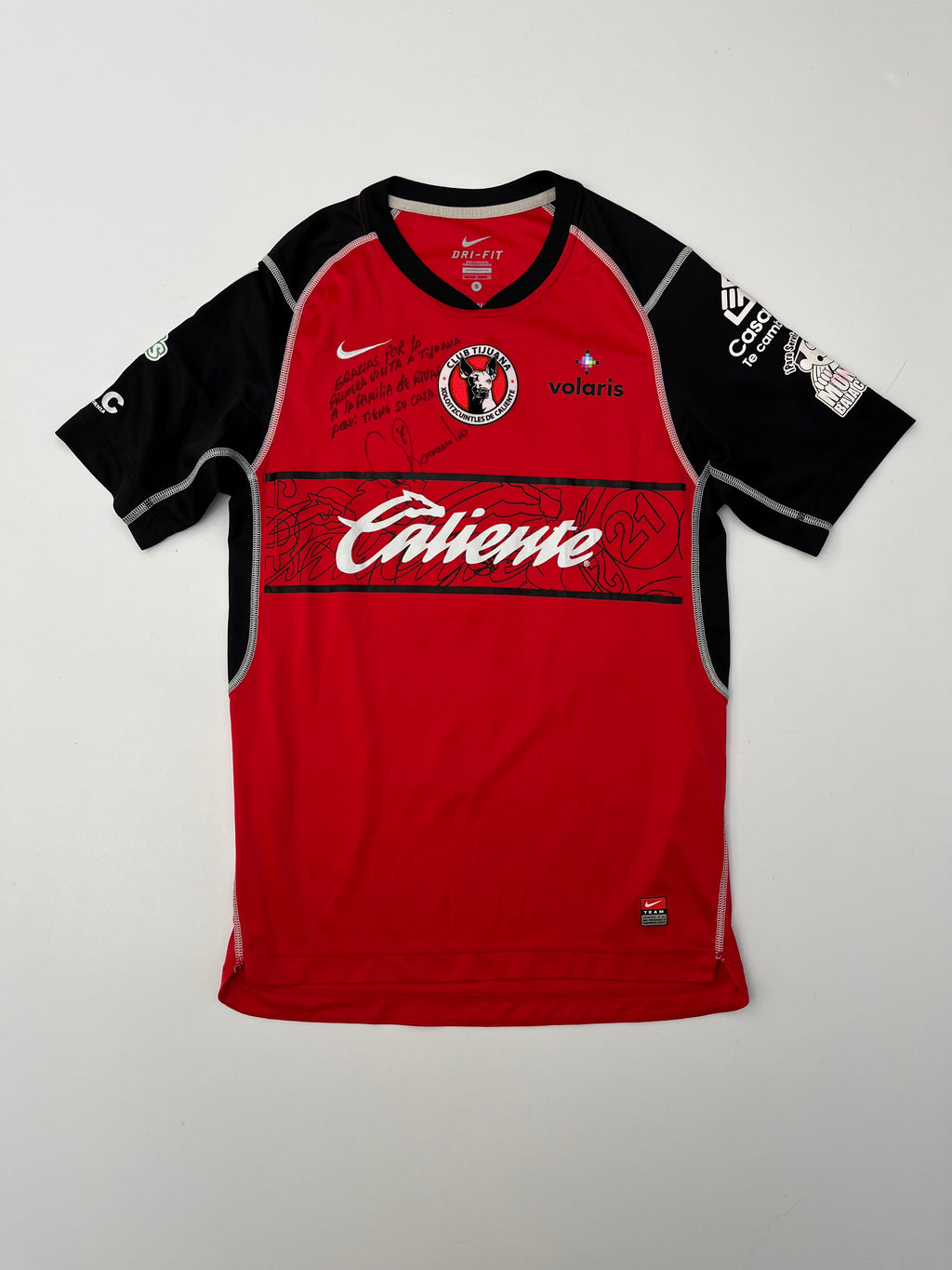 Jersey Xolos Local 2011 2012 Utilería Autografiado por Leandro Augusto (S)