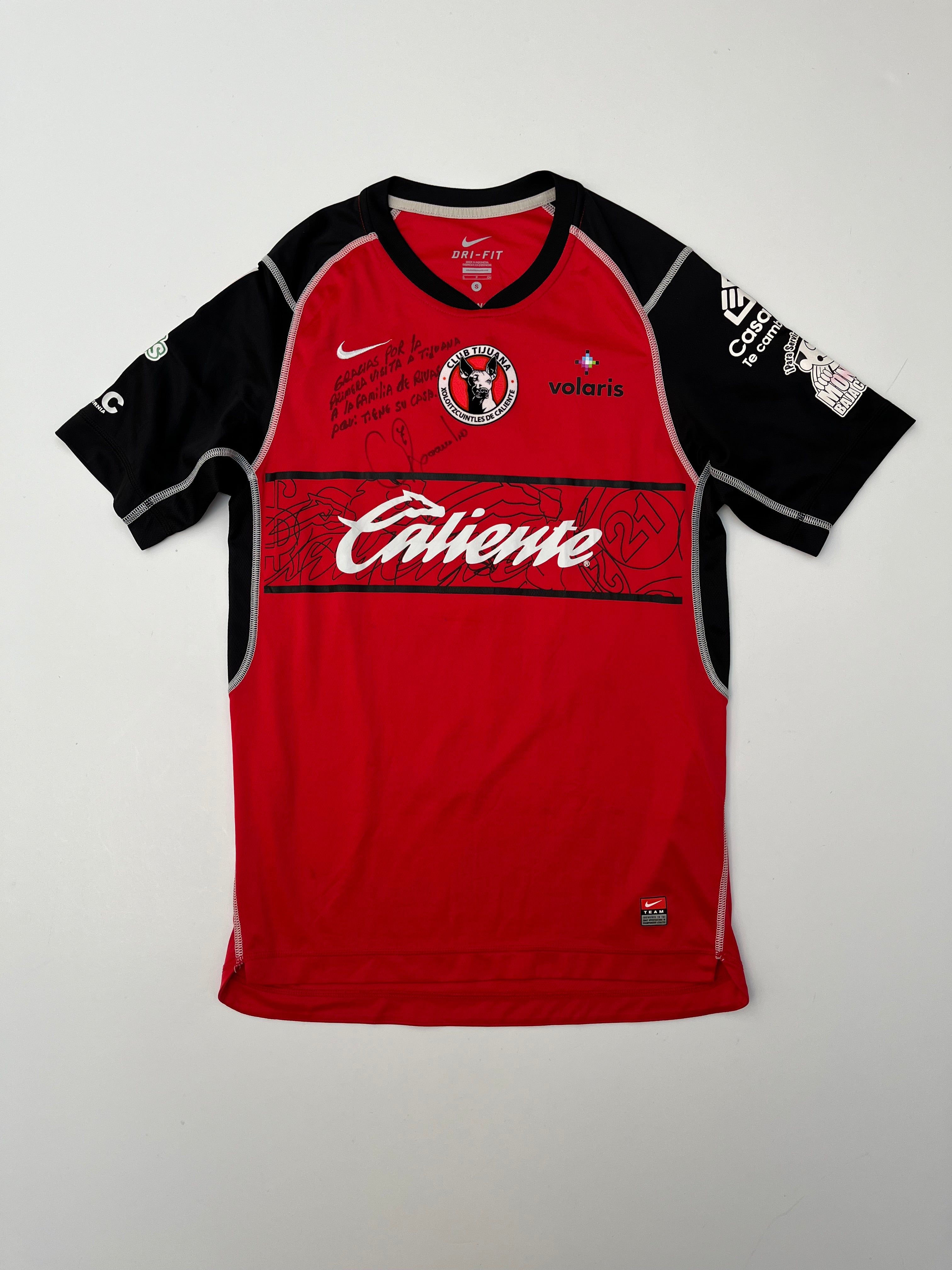 Jersey Xolos Local 2011 2012 Utilería Autografiado por Leandro Augusto (S)