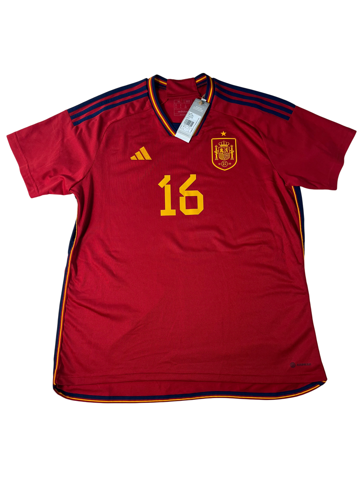 Jersey España Local 2022 2024 *C/Etiquetas* Rodri (XL)