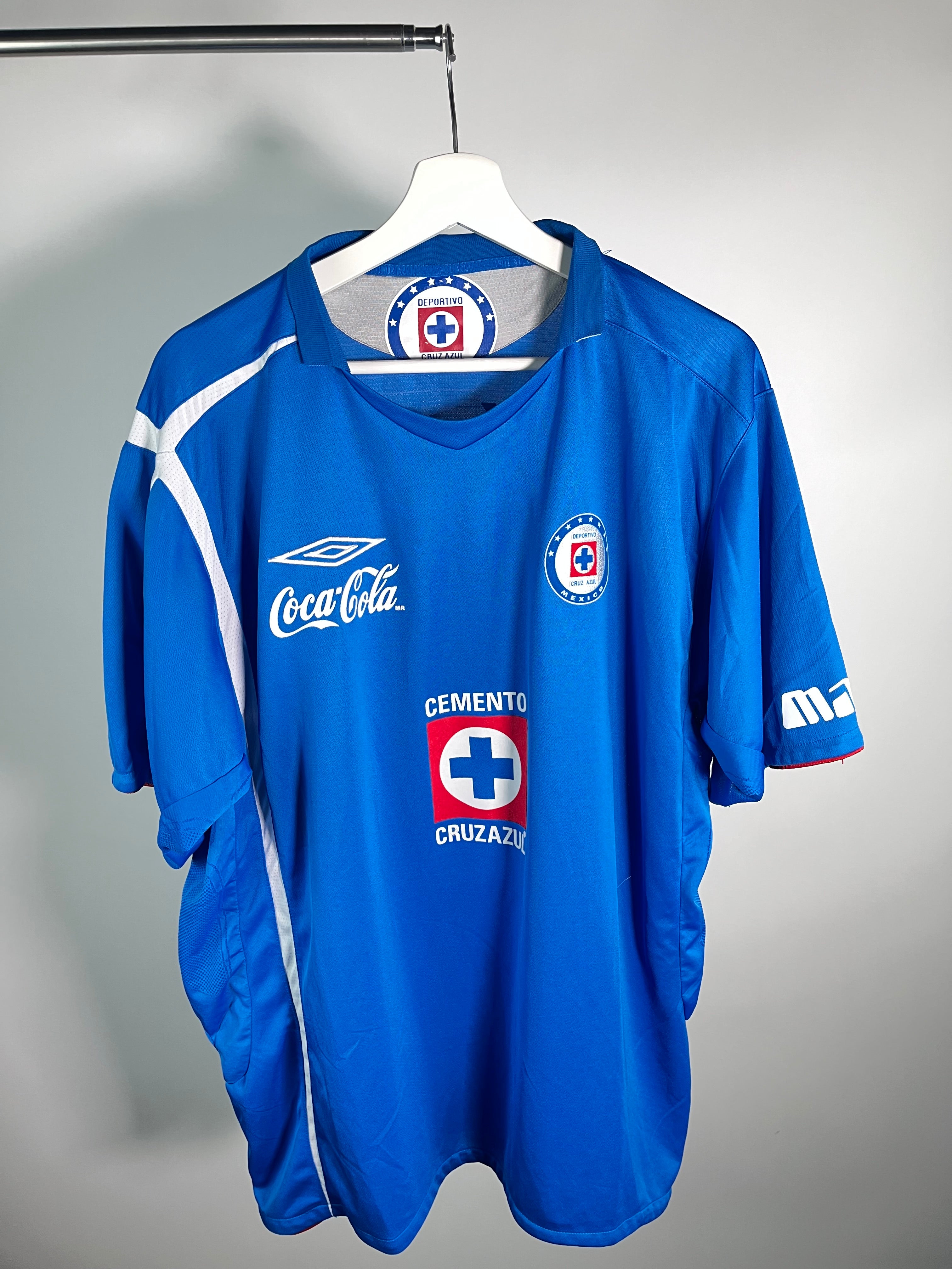 Jersey Cruz Azul 2006 2008 Local Cesar Delgado (XL)