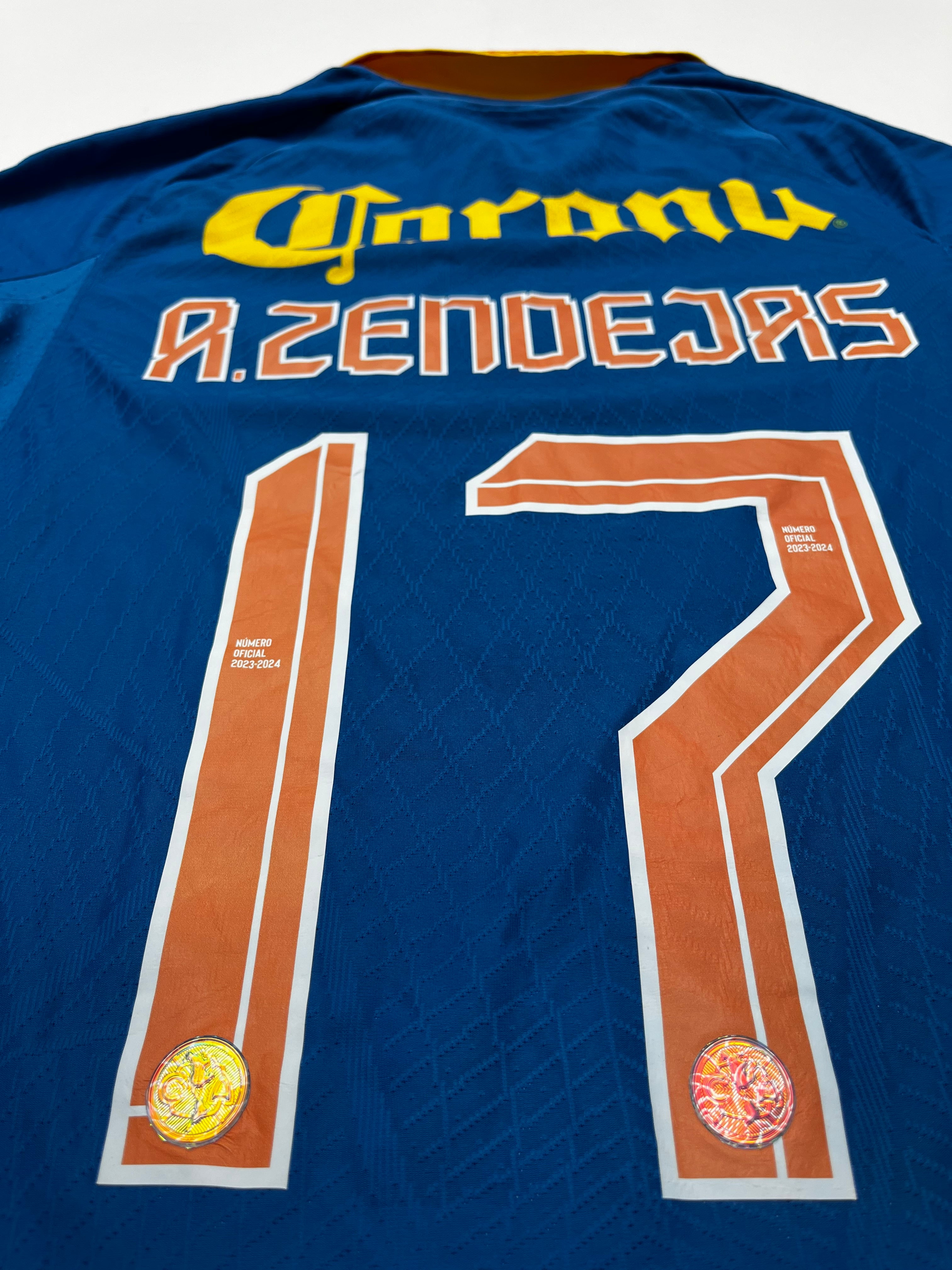 Jersey Club América Visita 2023 2024 Utilería Alejandro Zendejas (M)