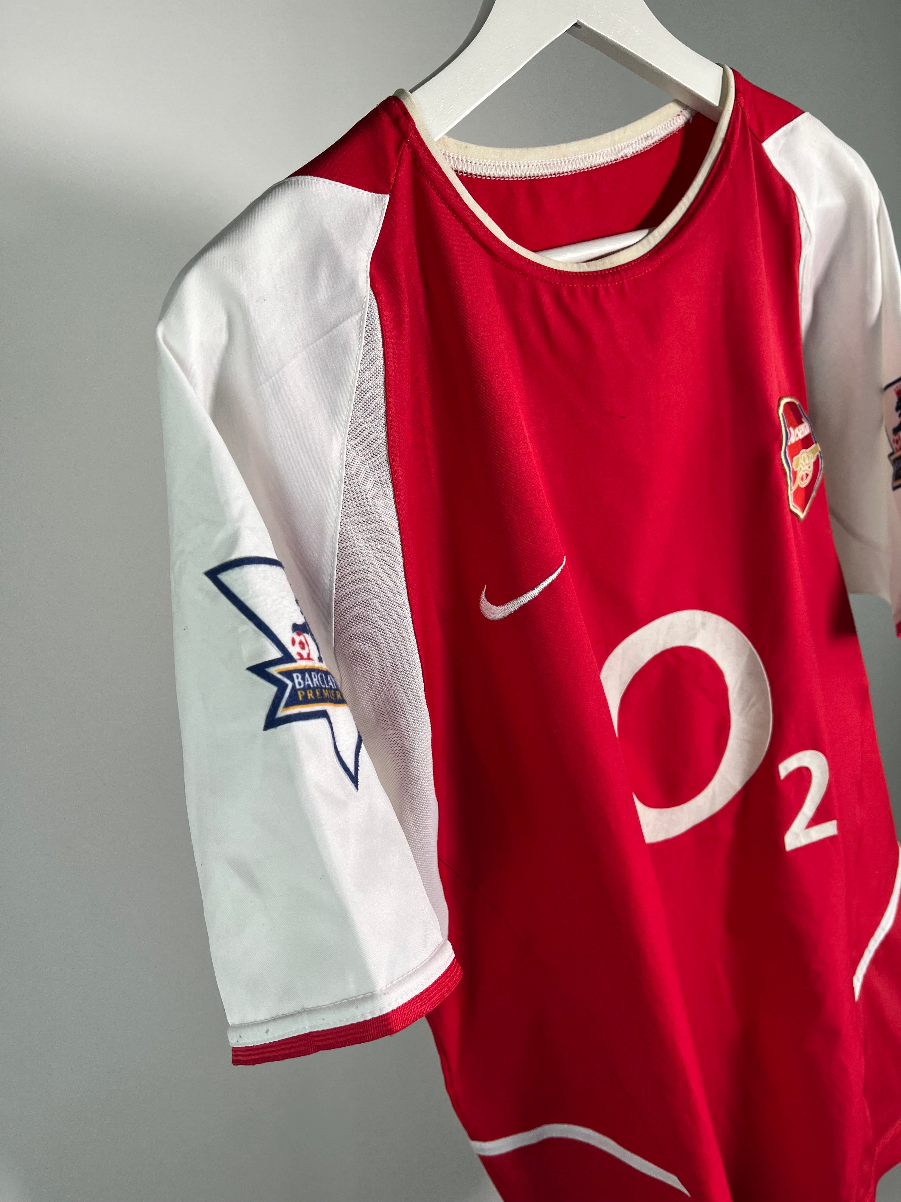 Jersey Arsenal Local 2003 2004 Patrick Vieira (M)