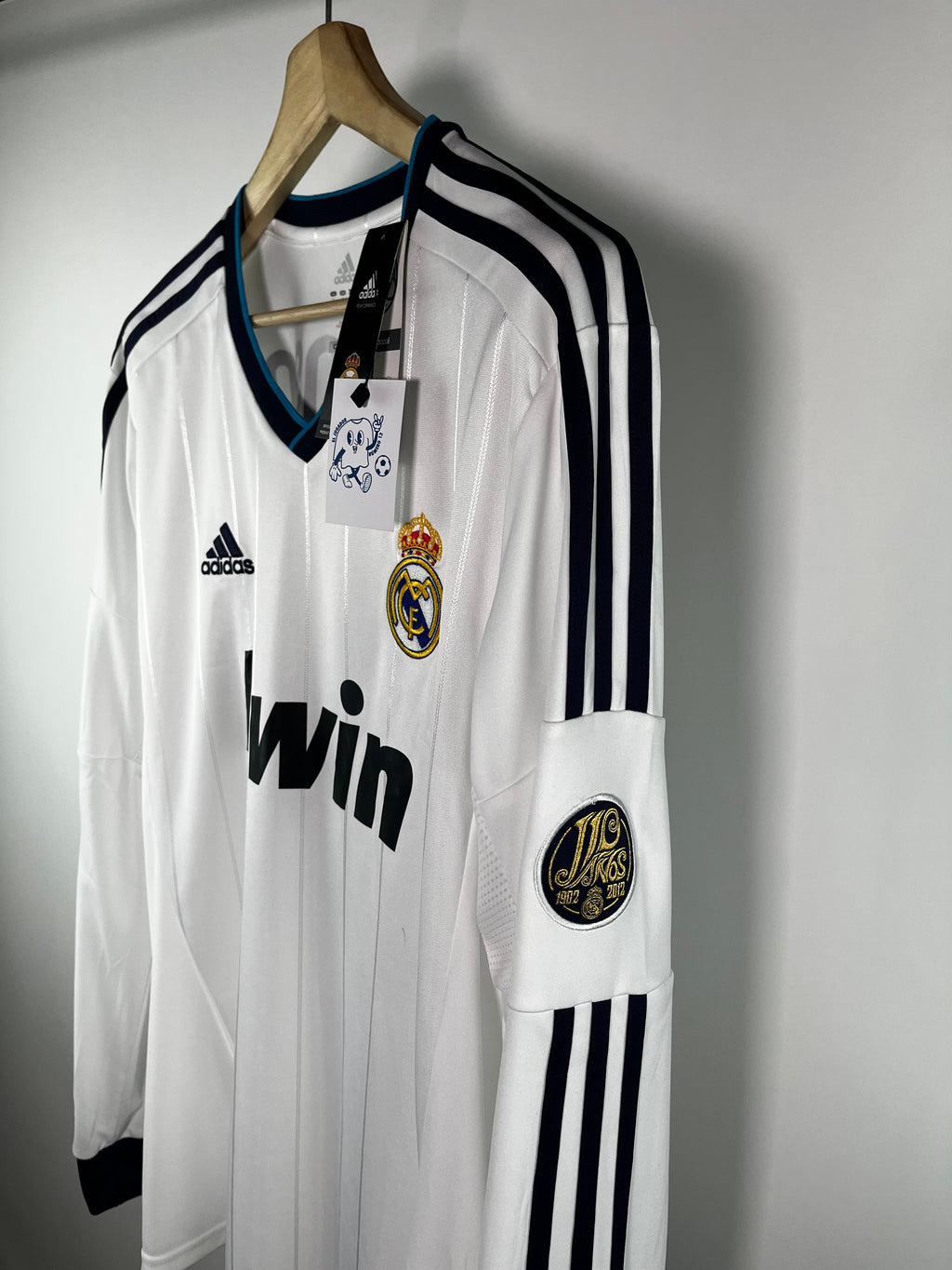 Jersey Real Madrid Local 2012 2013 Manga Larga *C/Etiquetas* Xabi Alonso (XL)