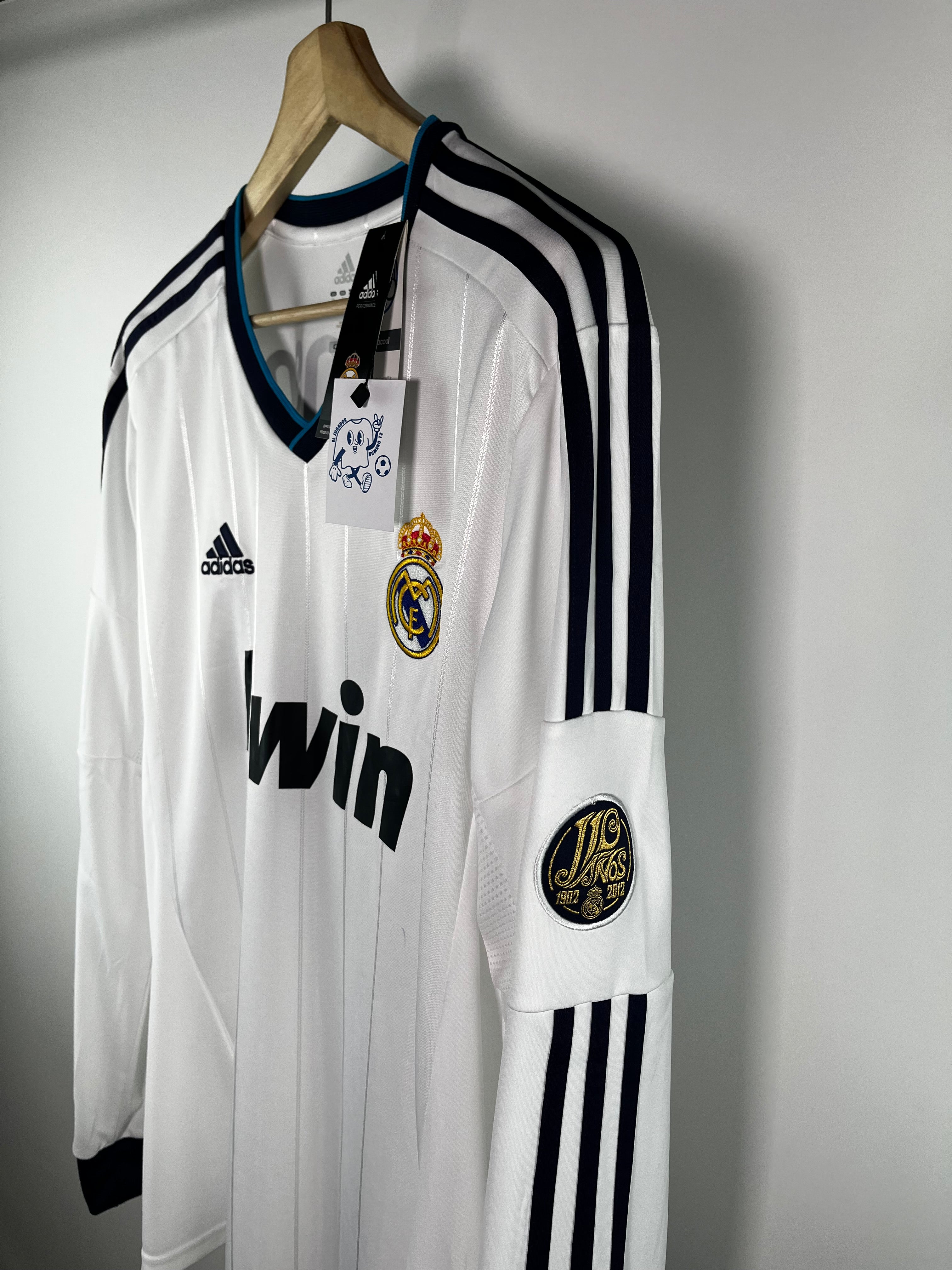 Jersey Real Madrid Local 2012 2013 Manga Larga *C/Etiquetas* Xabi Alonso (XL)