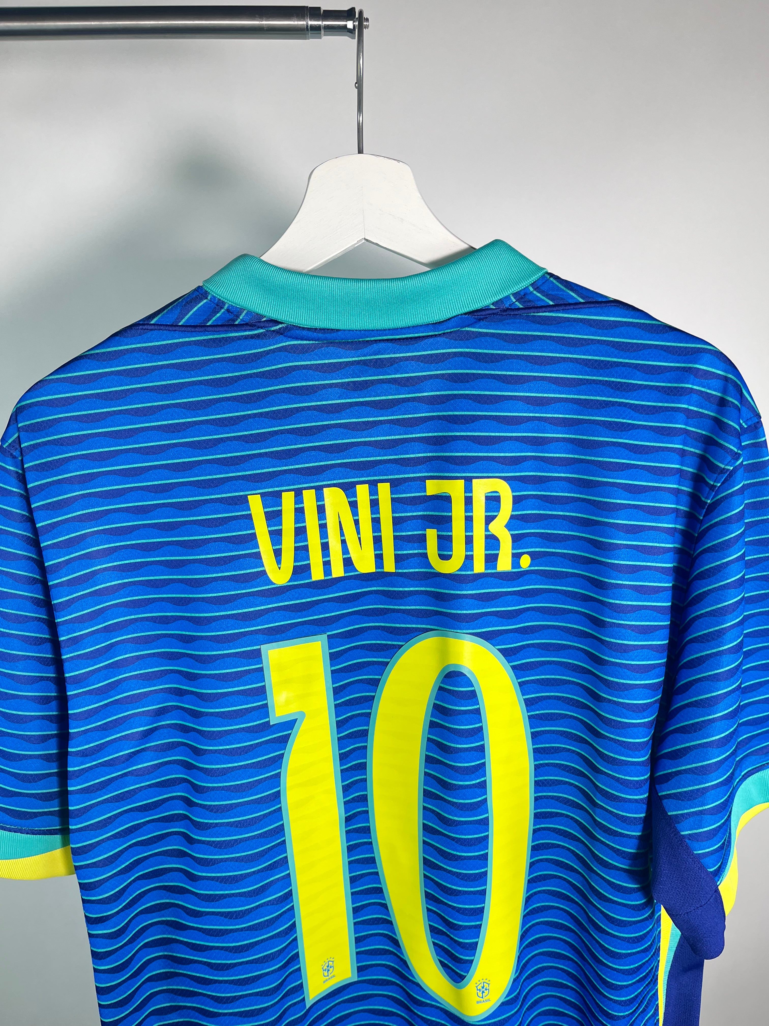 Jersey Brasil Visita 2024 2026 Vinicius Jr (L)