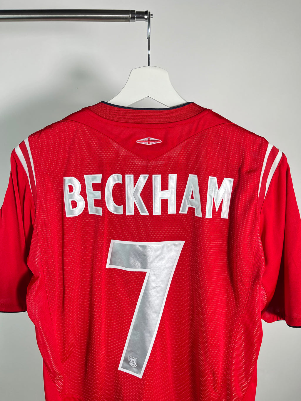 Jersey Inglaterra Visita 2004 2006 David Beckham (M)