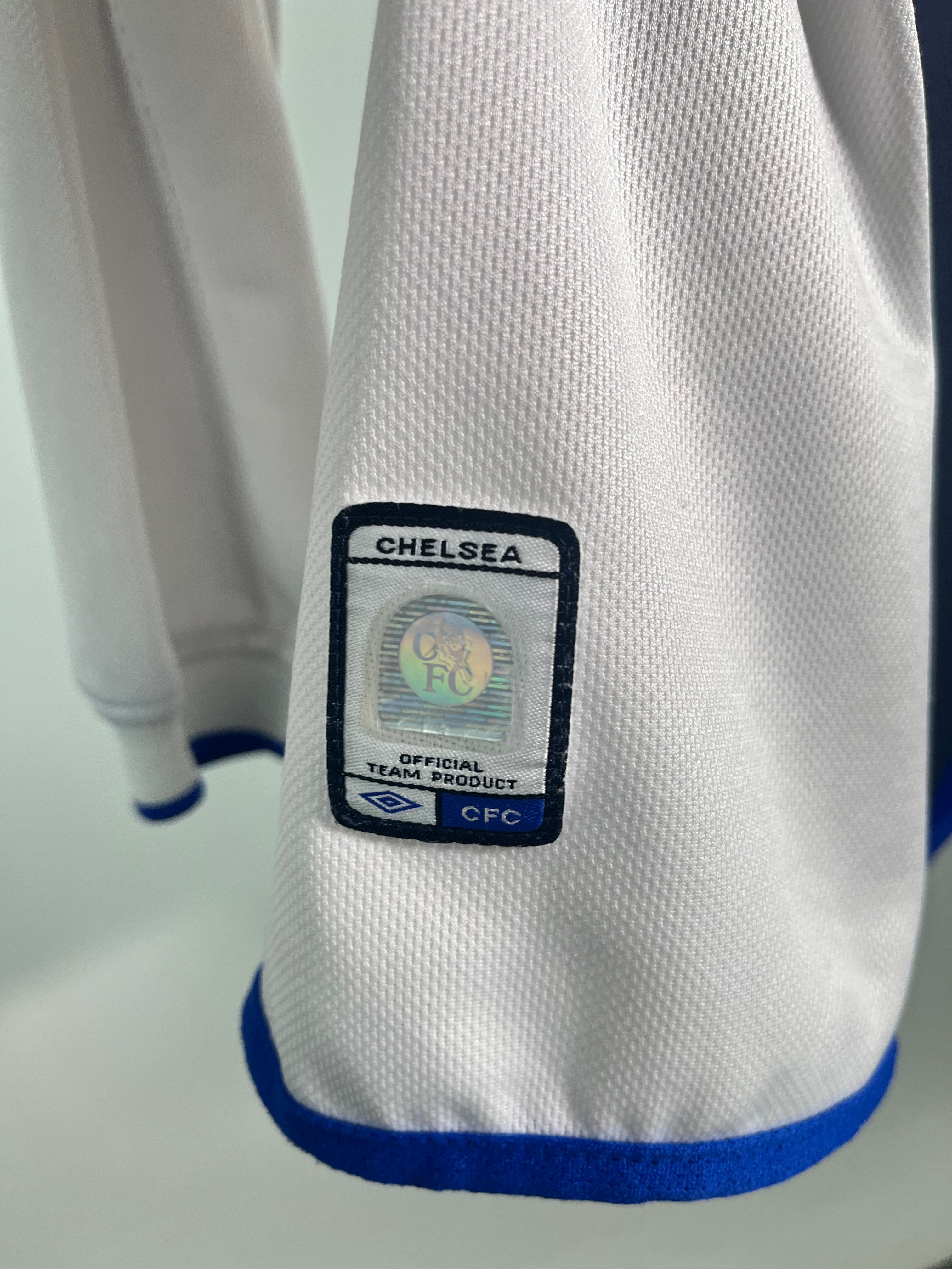 Jersey Chelsea Visita 2003 2005 Manga Larga Didier Drogba (XL)