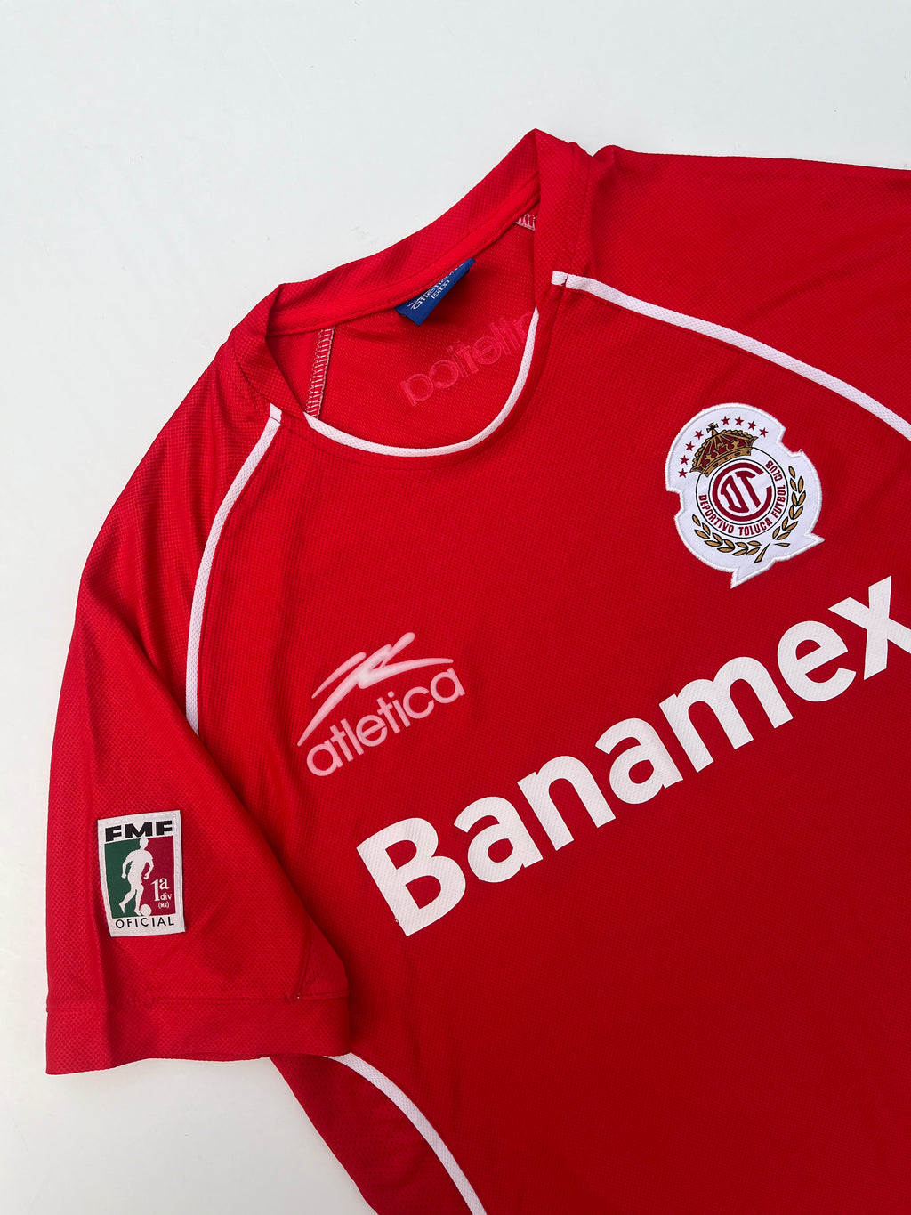 Jersey Toluca Local 2006 2007 Match Worn Antônio Naelson "Sinha" (S)
