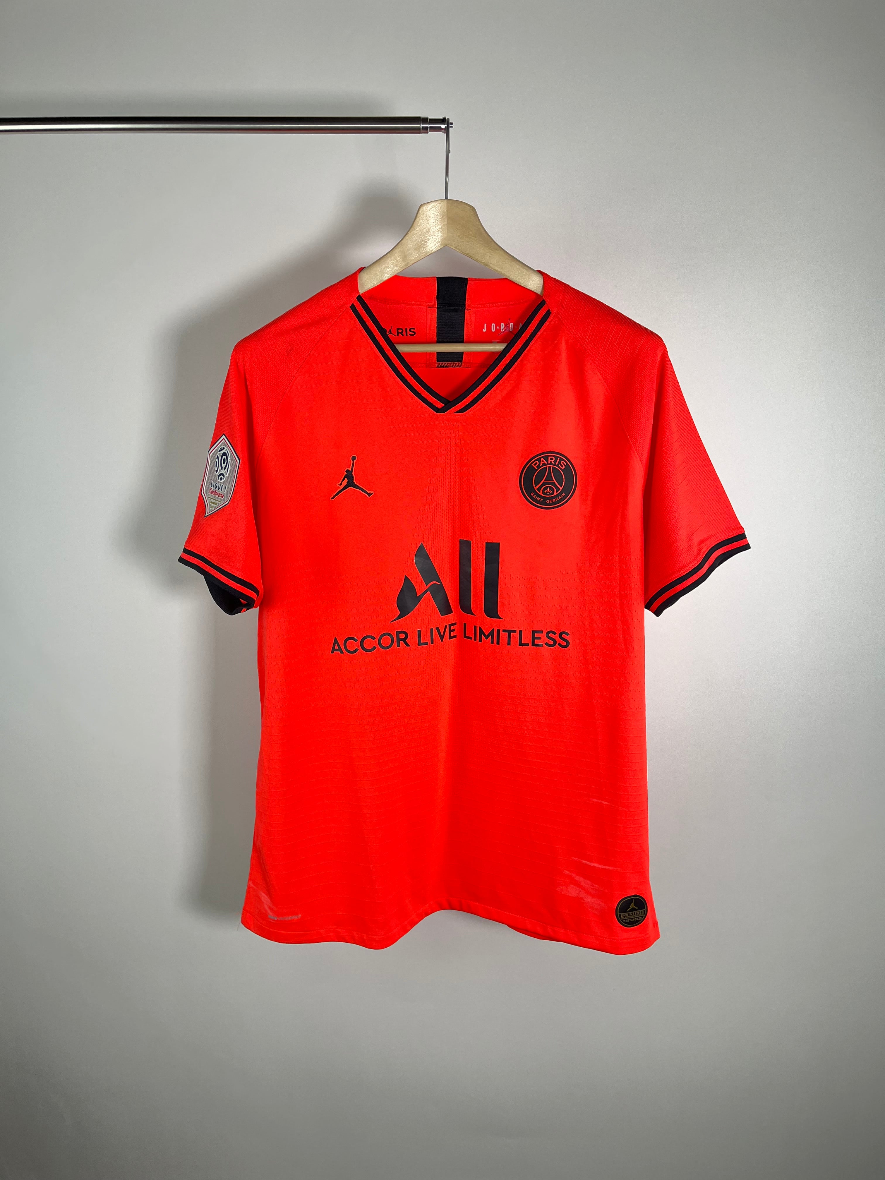 Jersey PSG Visita 2019 2020 Versión Jugador Kylian Mbappé (XL)