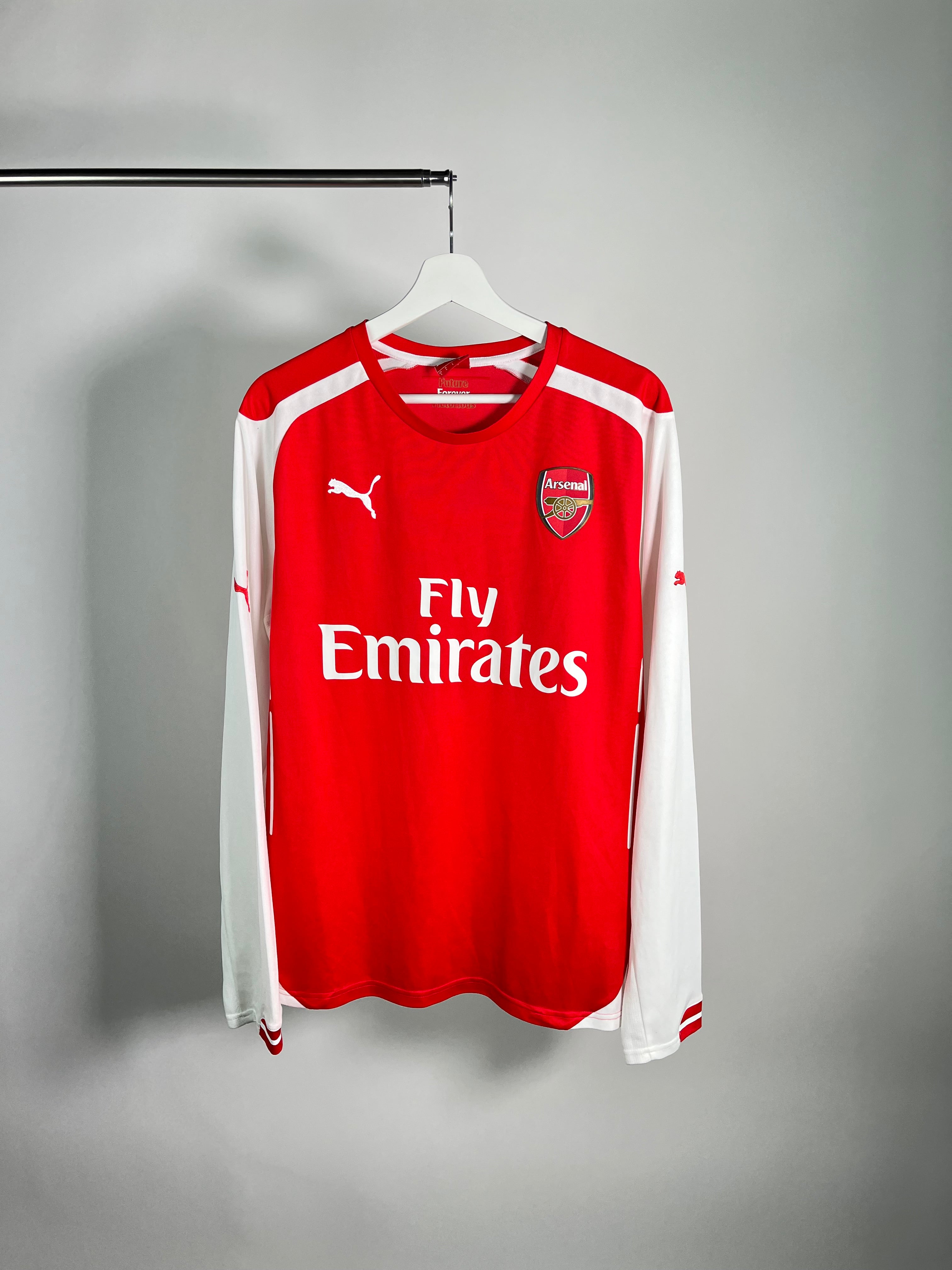 Jersey Arsenal Local 2014 2015 Manga Larga (L)