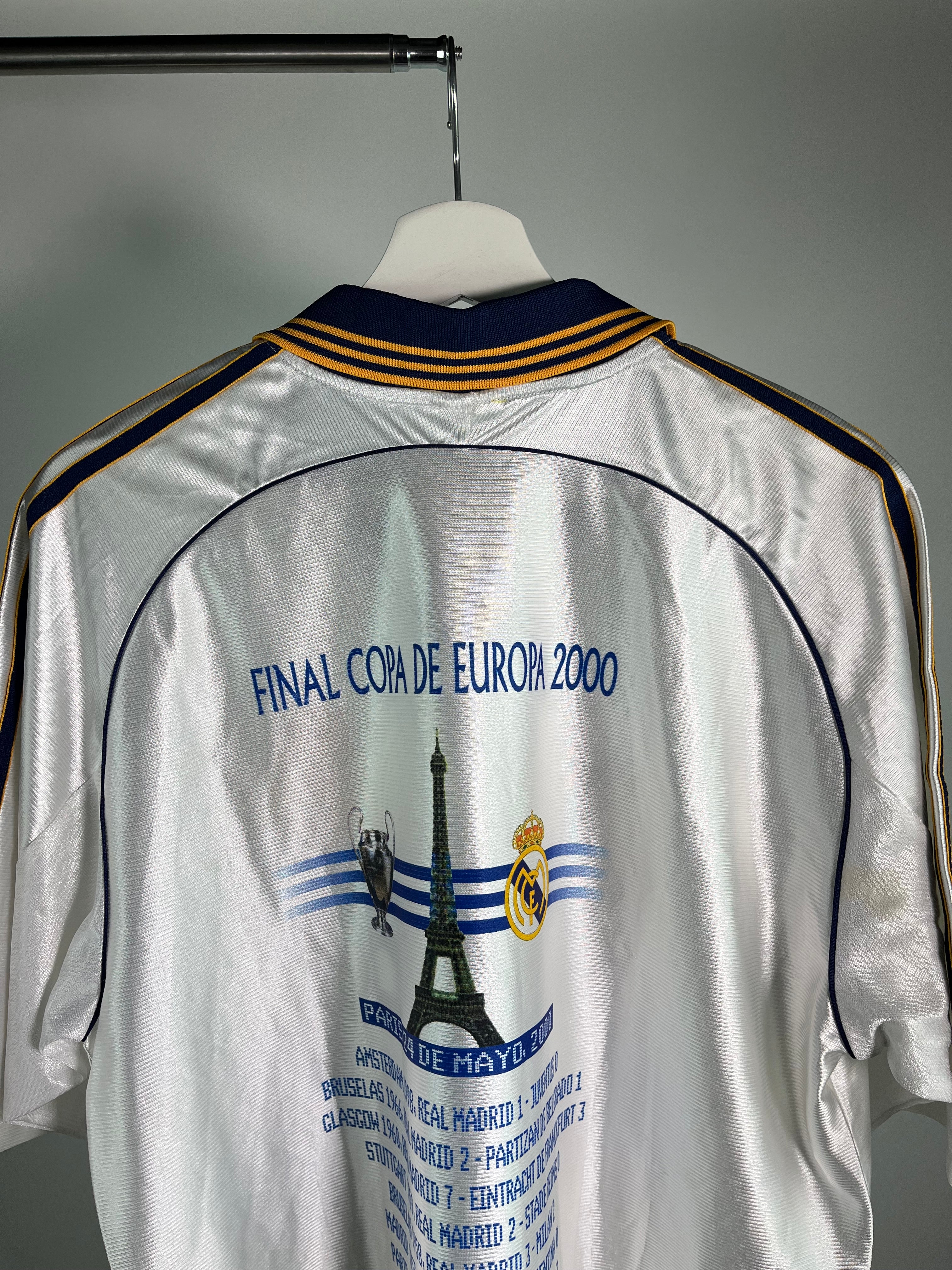 Jersey Real Madrid Especial Campeón de Europa 1999 2000 (M)