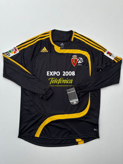 Jersey Real Zaragoza Visita 2007 2008 *C/ Etiquetas* Manga Larga (XL)