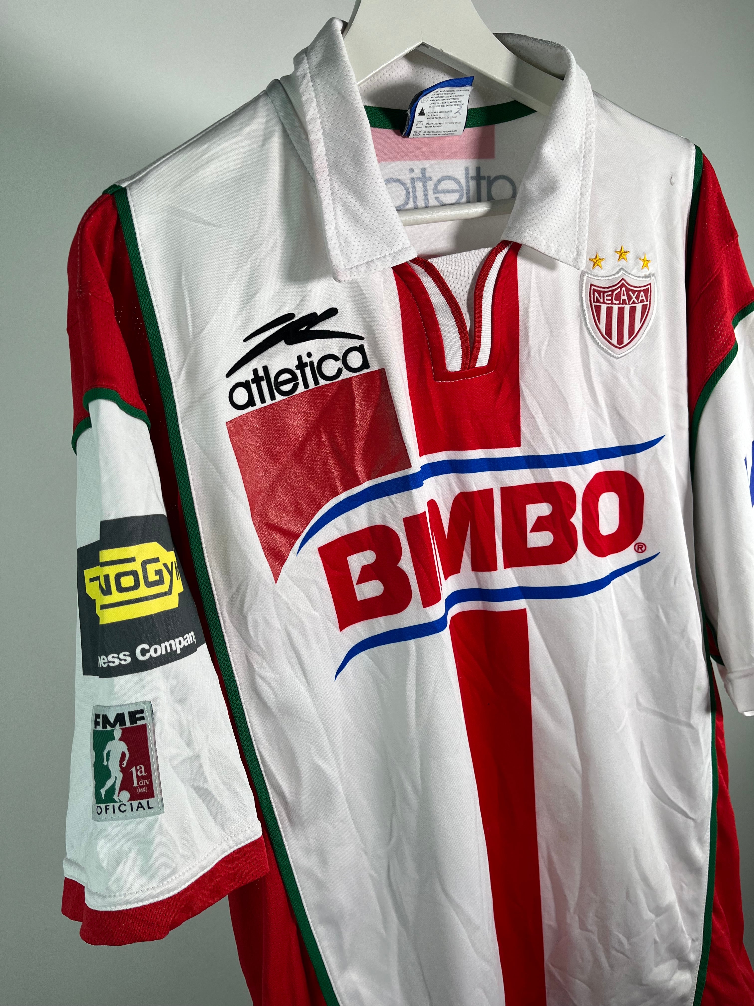 Jersey Necaxa Local 2004 2005 Utilería Carlos González (XL)