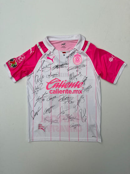 Jersey Chivas Pink Project 2021 2022 Autografiado Match Worn Fernando Beltrán (L)