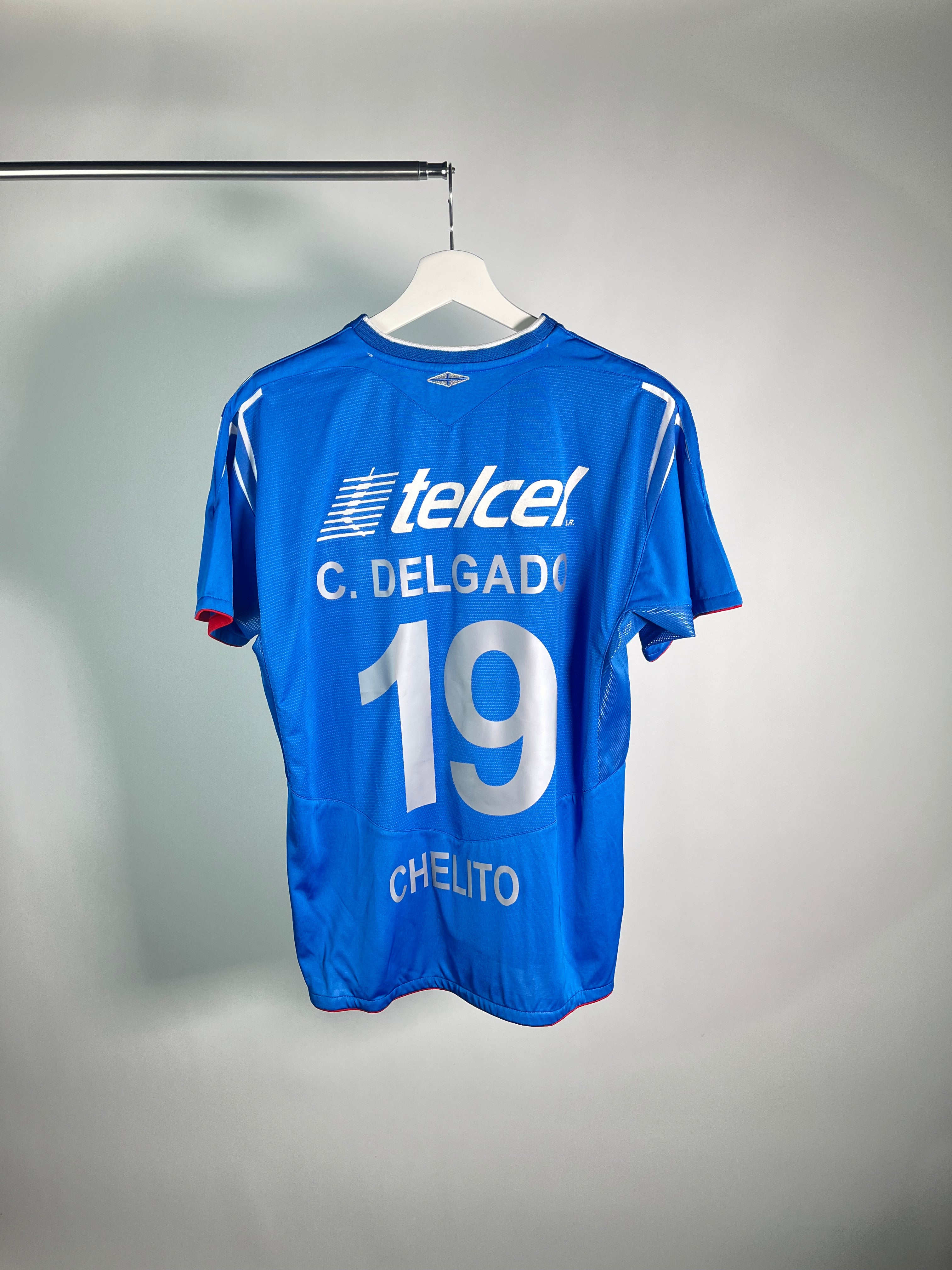 Jersey Cruz Azul Local 2004 2005 Cesar Delgado (XL niño)