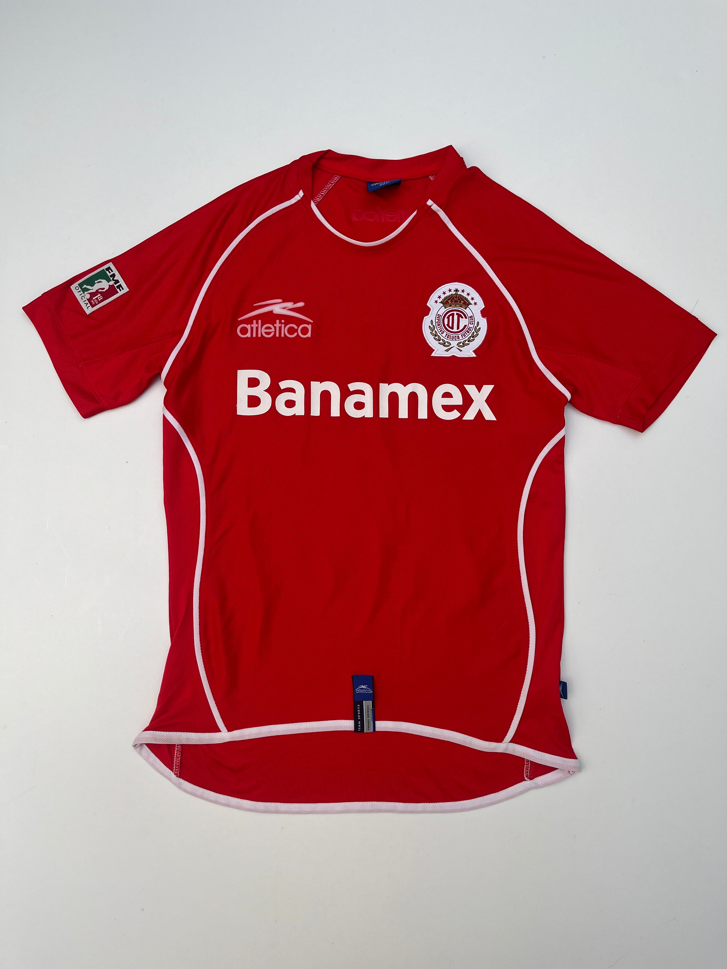 Jersey Toluca Local 2006 2007 Match Worn Antônio Naelson "Sinha" (S)