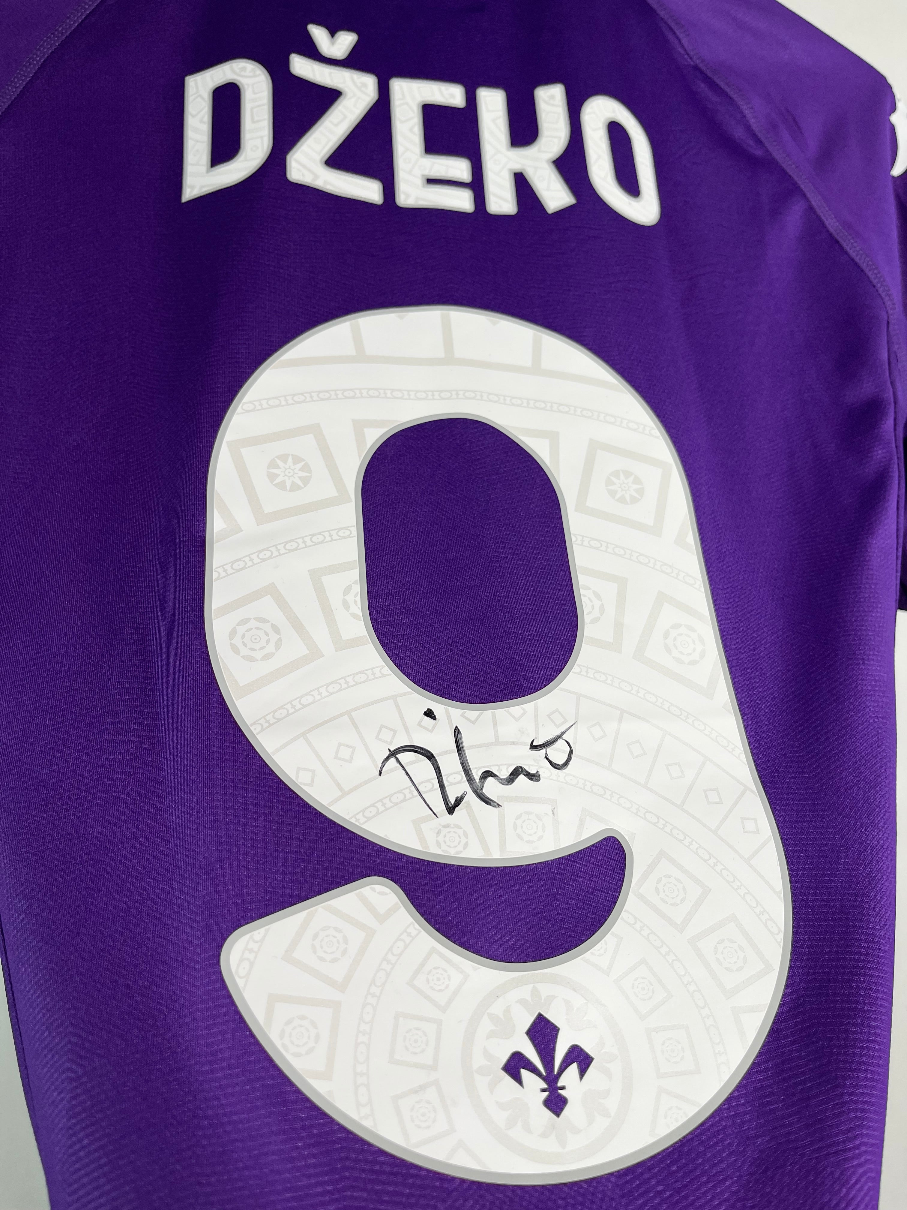 Jersey Fiorentina Local 2024 2025 Versión Jugador Autografíado Por Edin Džeko *C/Etiquetas*(S)