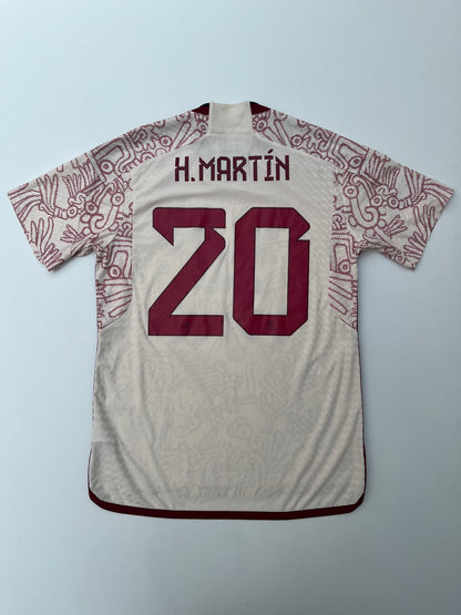 Jersey México Visita 2022 2023 Versión Jugador Henry Martín (L)