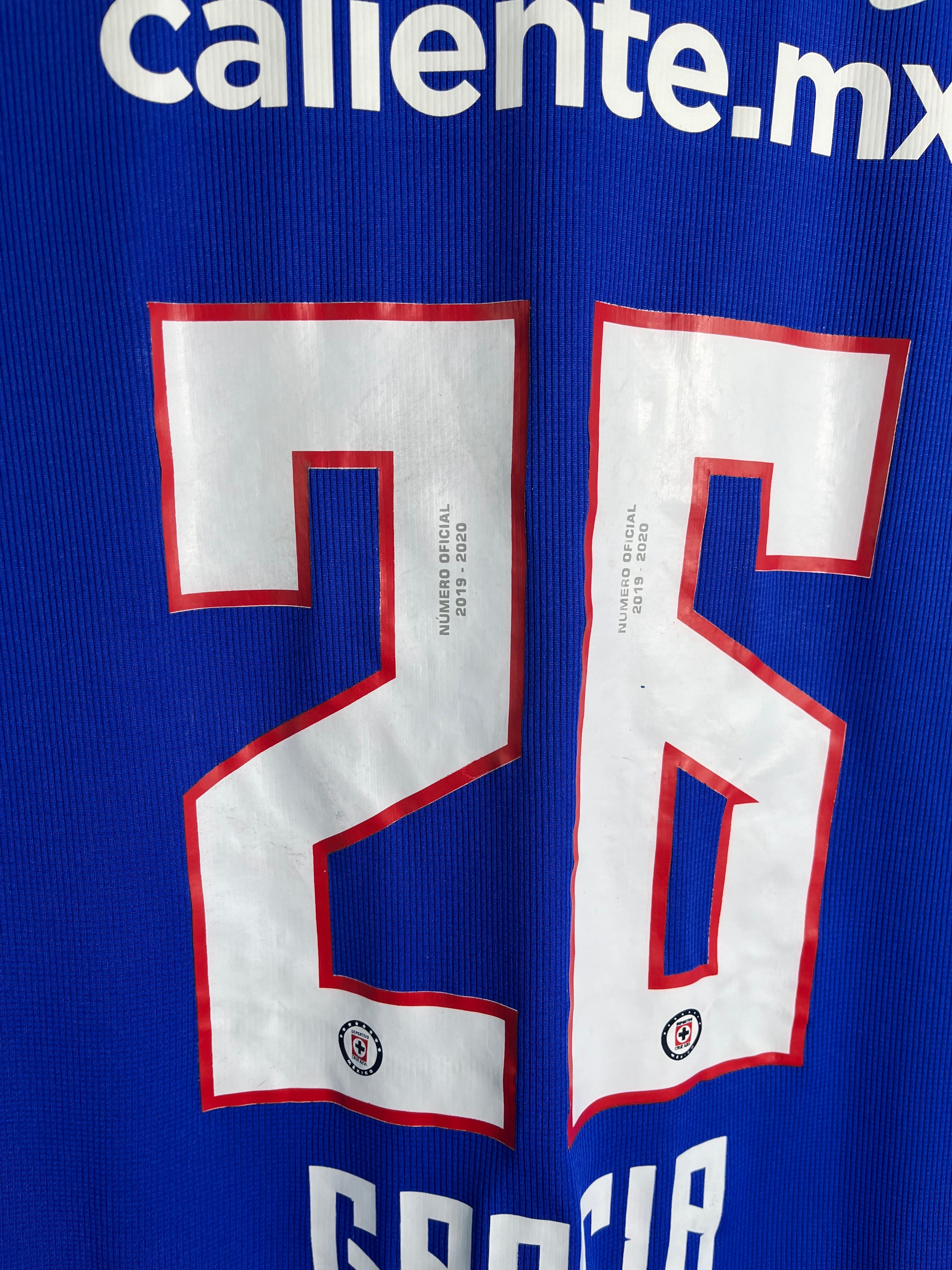 Jersey Cruz Azul Local 2019 2020 Utilería Amaury García (S)