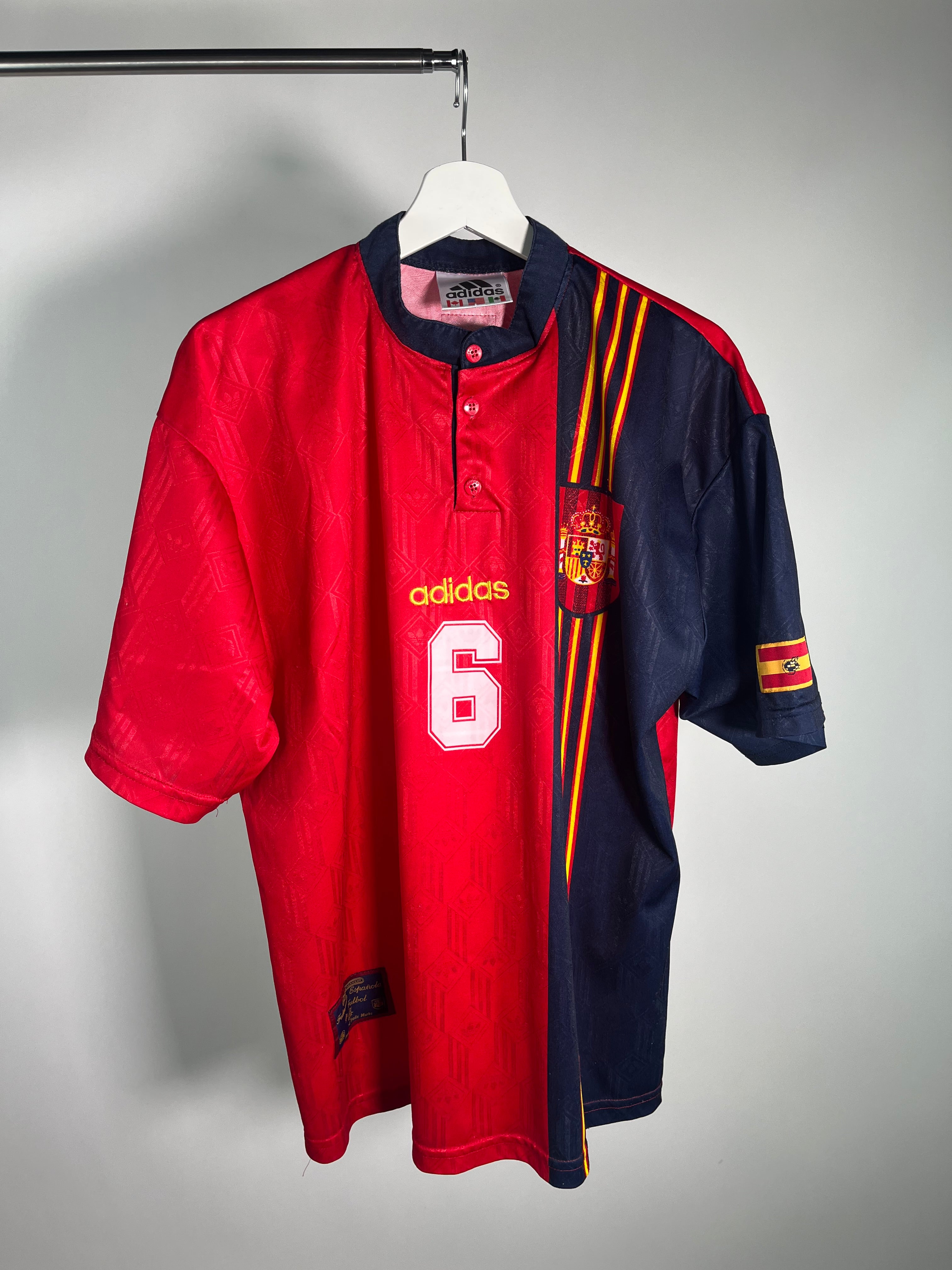 Jersey España Local 1996 1998 Fernando Hierro (L)