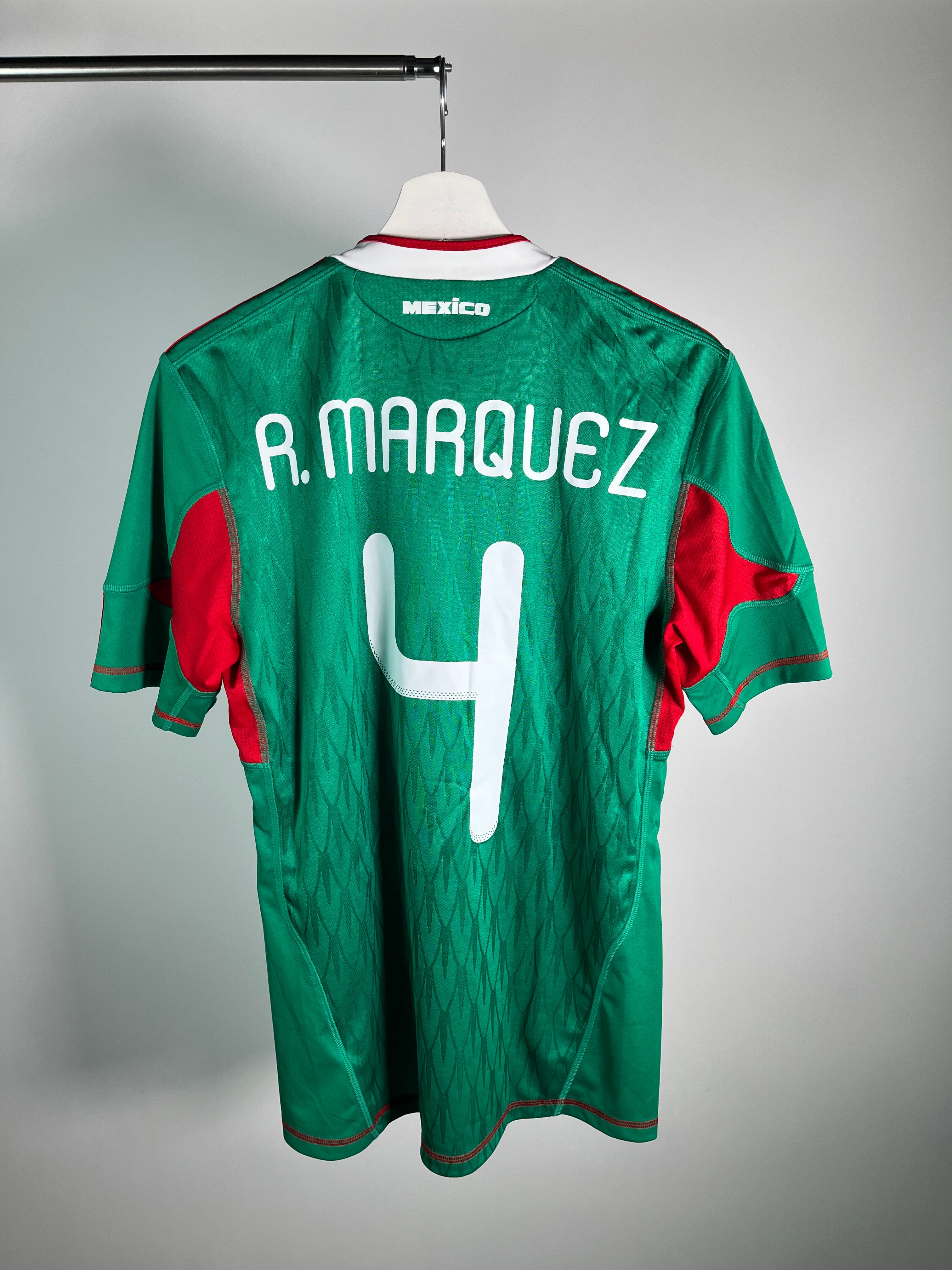 Jersey México Local 2010 2011 *Match Detail vs Francia* Rafael Márquez (S)