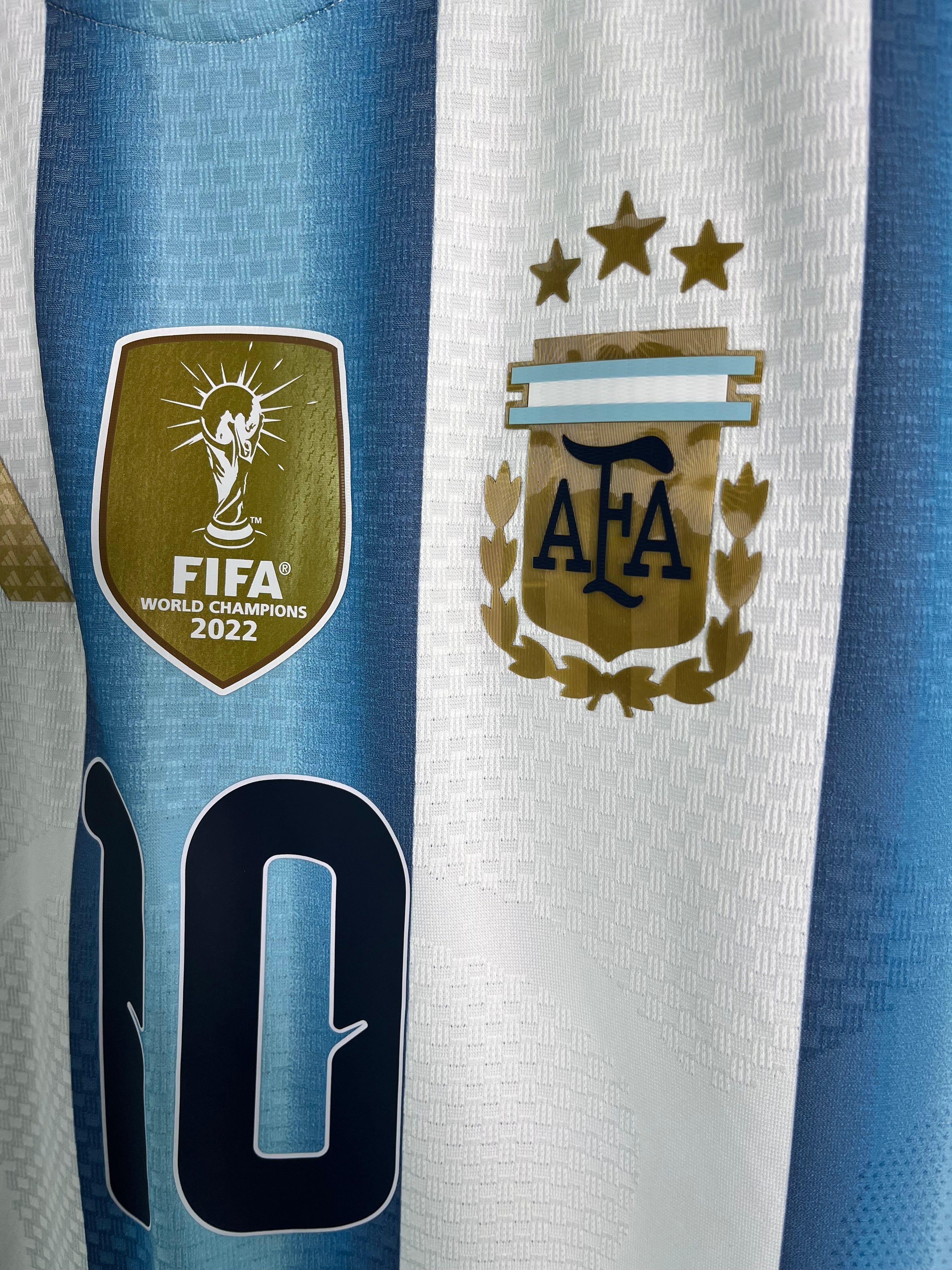 Jersey Argentina Local 2026 2027 Versión Jugador Lionel Messi (L)