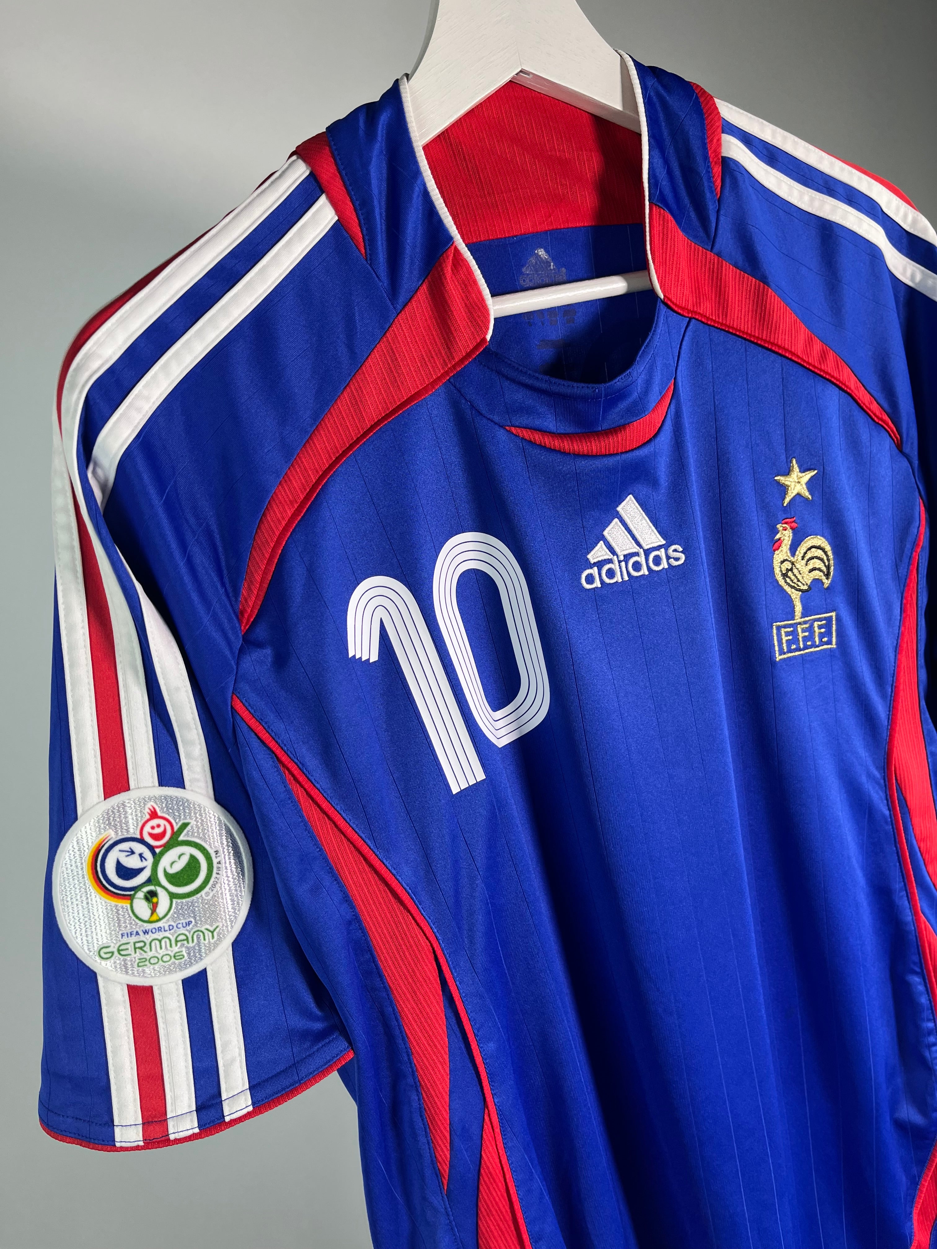 Jersey Francia Local 2006 2008 *Mundial Alemania* Zinedine Zidane (L)