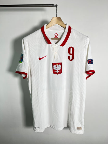 Jersey Polonia Local 2020 2022 Versión Jugador *Eurocopa* Robert Lewandowski (XL)