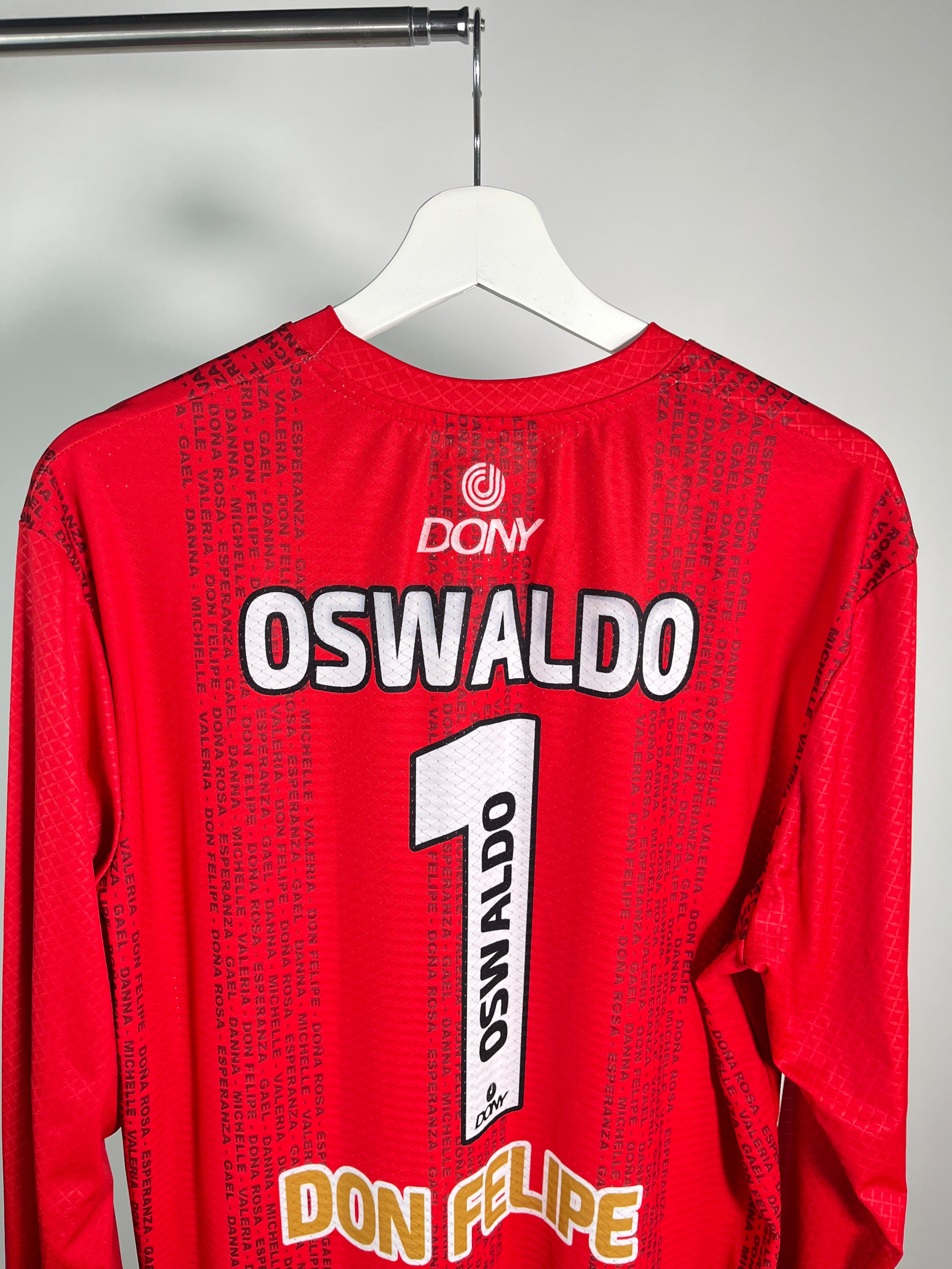 Jersey Ex-Jugadores Guadalajara Portero 2021 Versión Jugador Autografiada Oswaldo Sánchez (L)