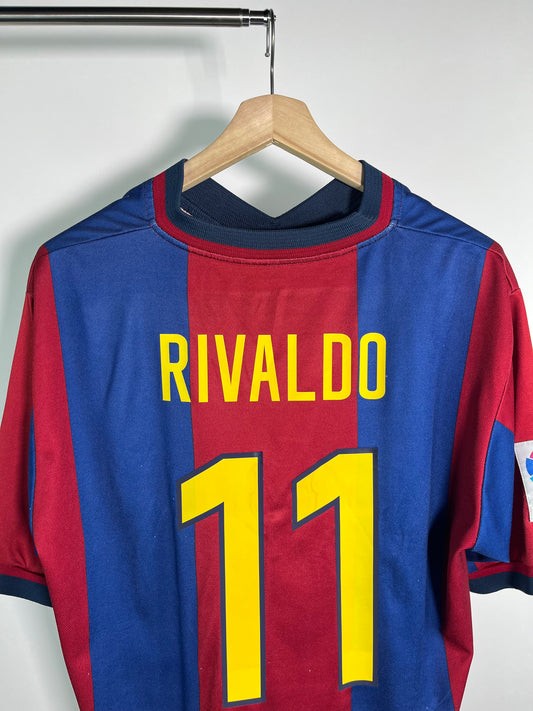 Jersey Barcelona Local 1998 1999 Rivaldo (XL)