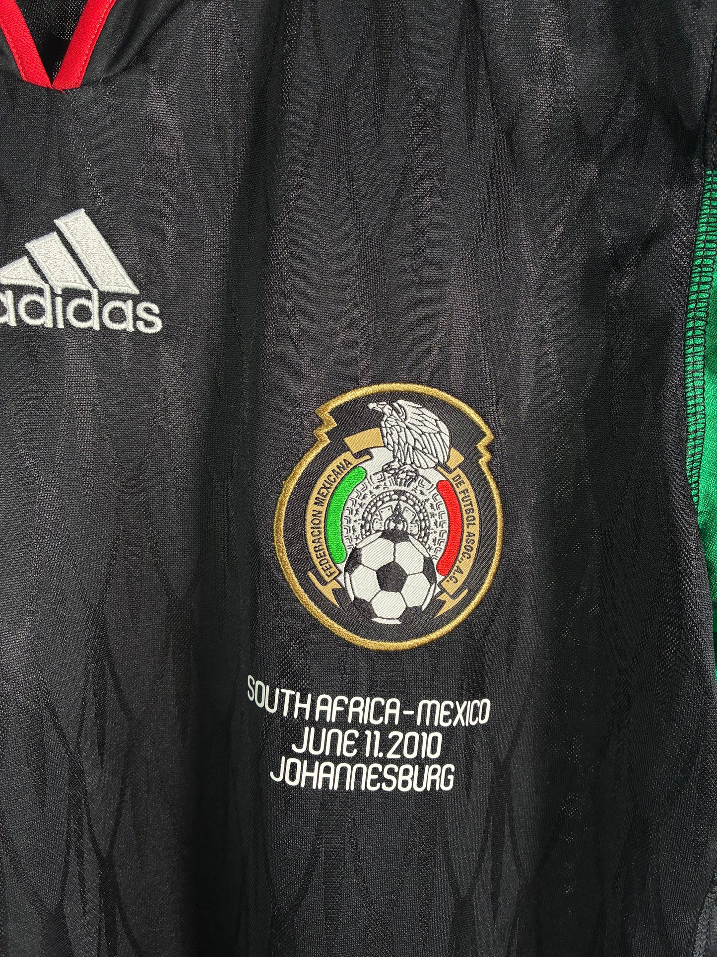 Jersey México Visita 2010 2011 *Match Detail vs Sudáfrica* Rafael Márquez (L)