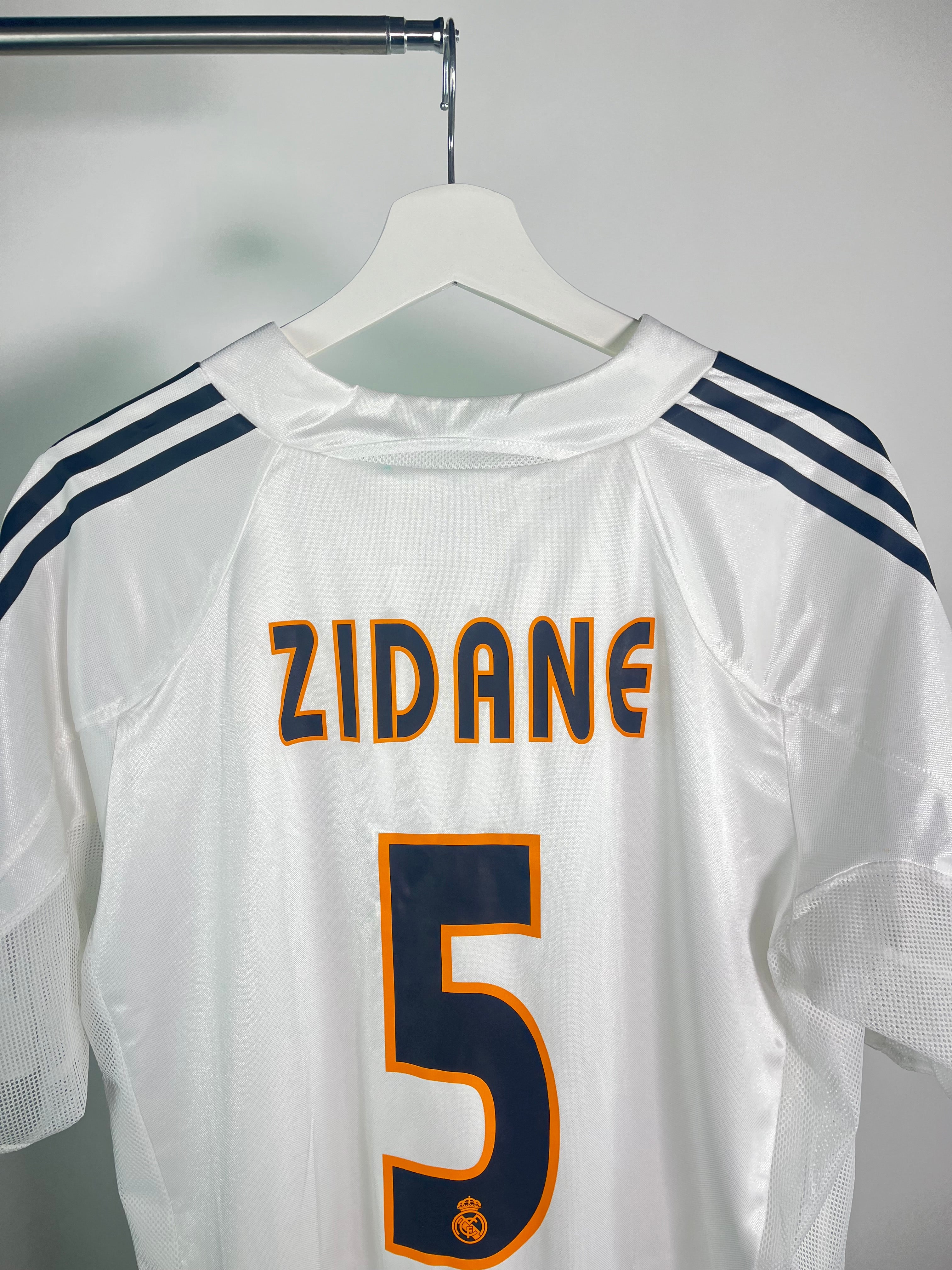 Jersey Real Madrid Local 2004 2005 Versión Jugador Zinedine Zidane (L)