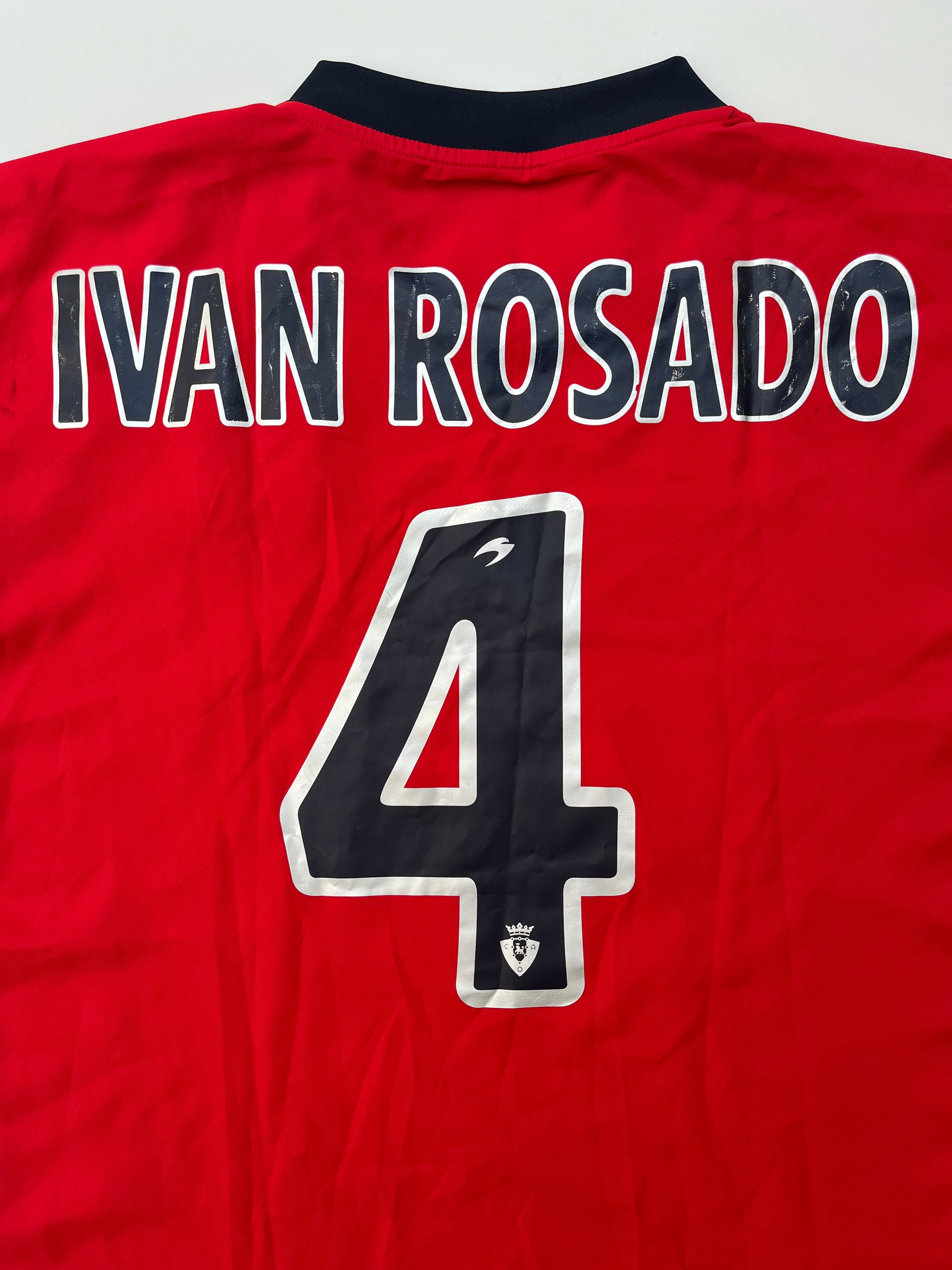 Jersey Osasuna Local 2004 2005 Match Worn Ivan Rosado (XL)