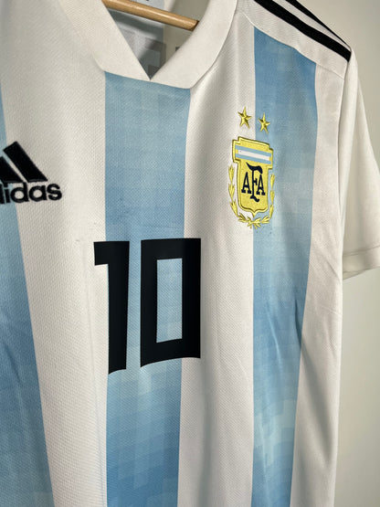Jersey Argentina Local 2018 2019 Lionel Messi (L)
