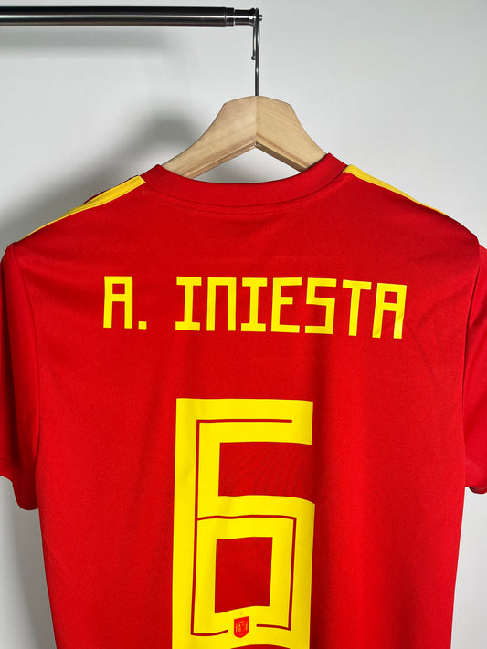 Jersey España Local 2018 2019 Andrés Iniesta (M)