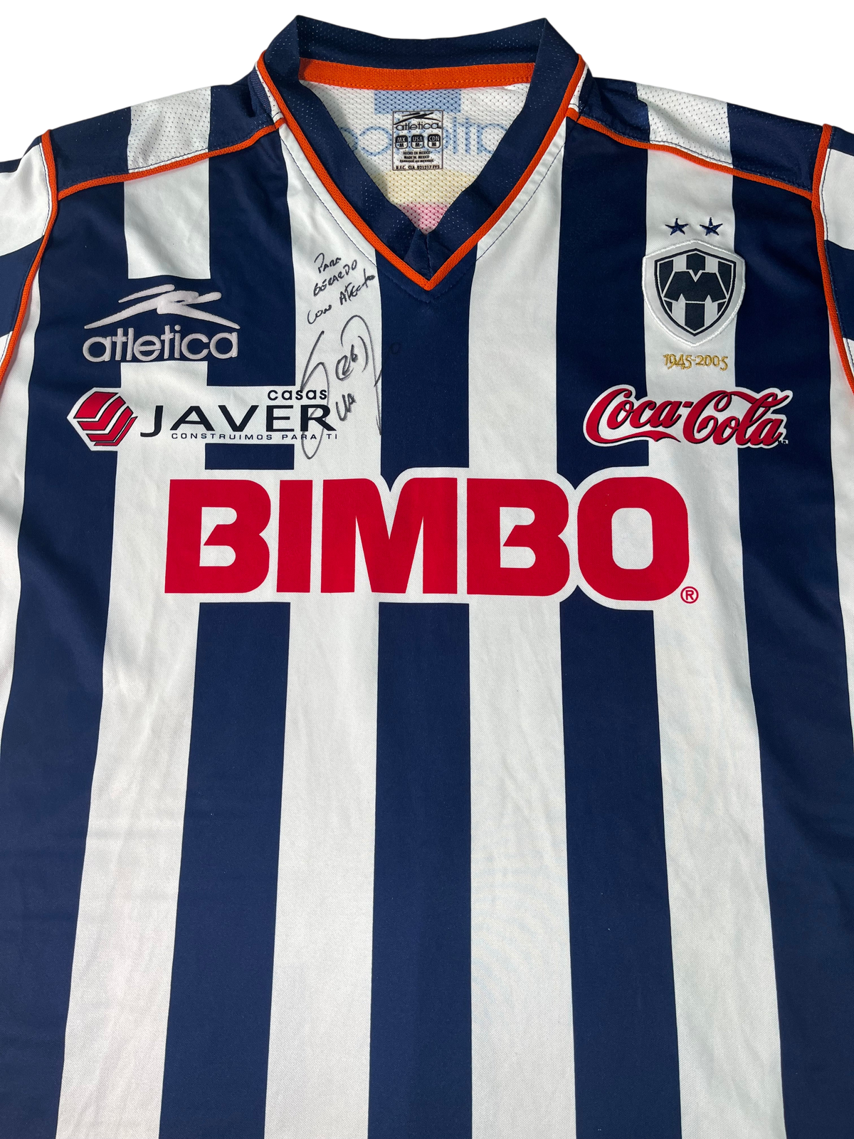 Jersey Rayados Monterrey Local 2005 2006 Autografiado Humberto Suazo (M)