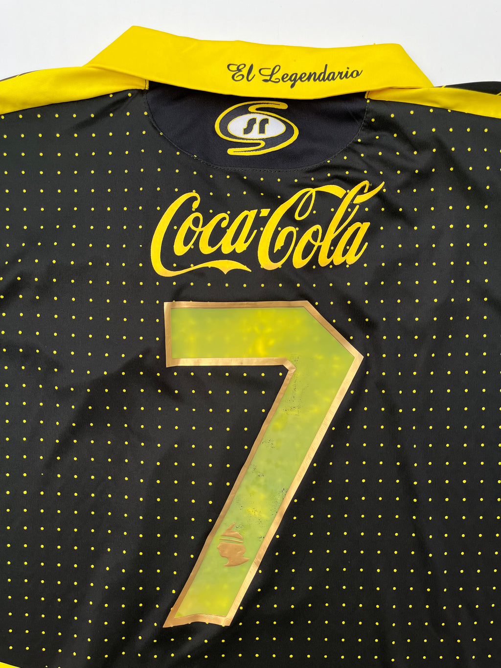 Jersey Guarani Local 2012 2013 Utilería Autografiado por Dante López (L)