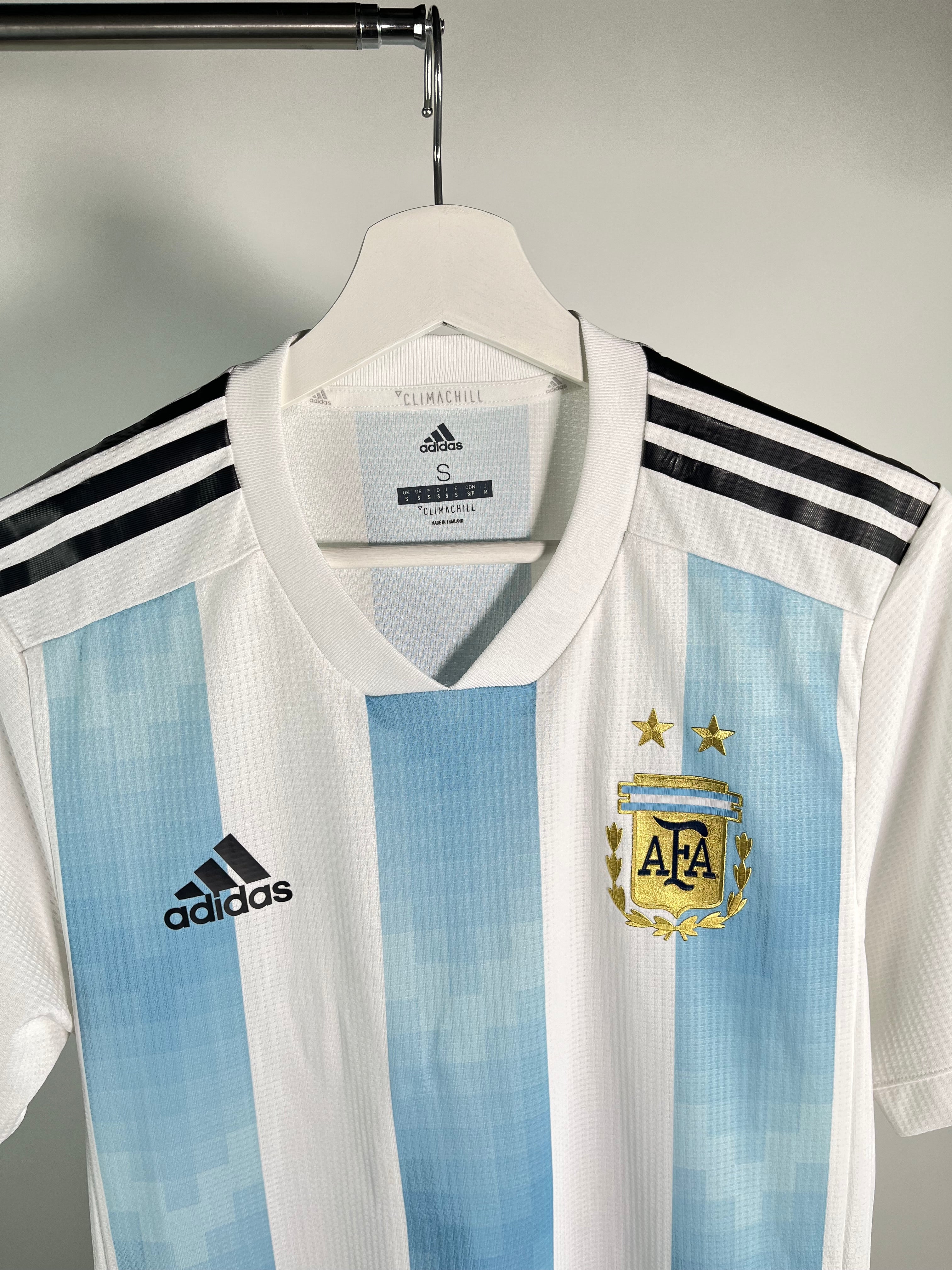 Jersey Argentina Local 2018 2019 Versión Jugador (S)