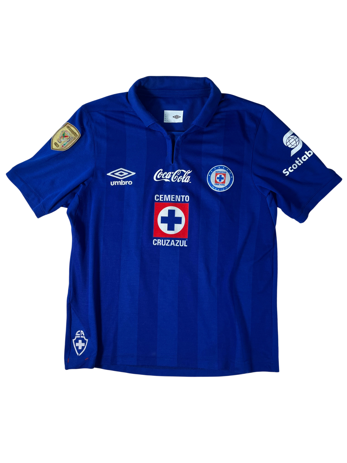 Jersey Cruz Azul Local 2013 2014 Autografiada Christian "Chaco" Giménez (L)