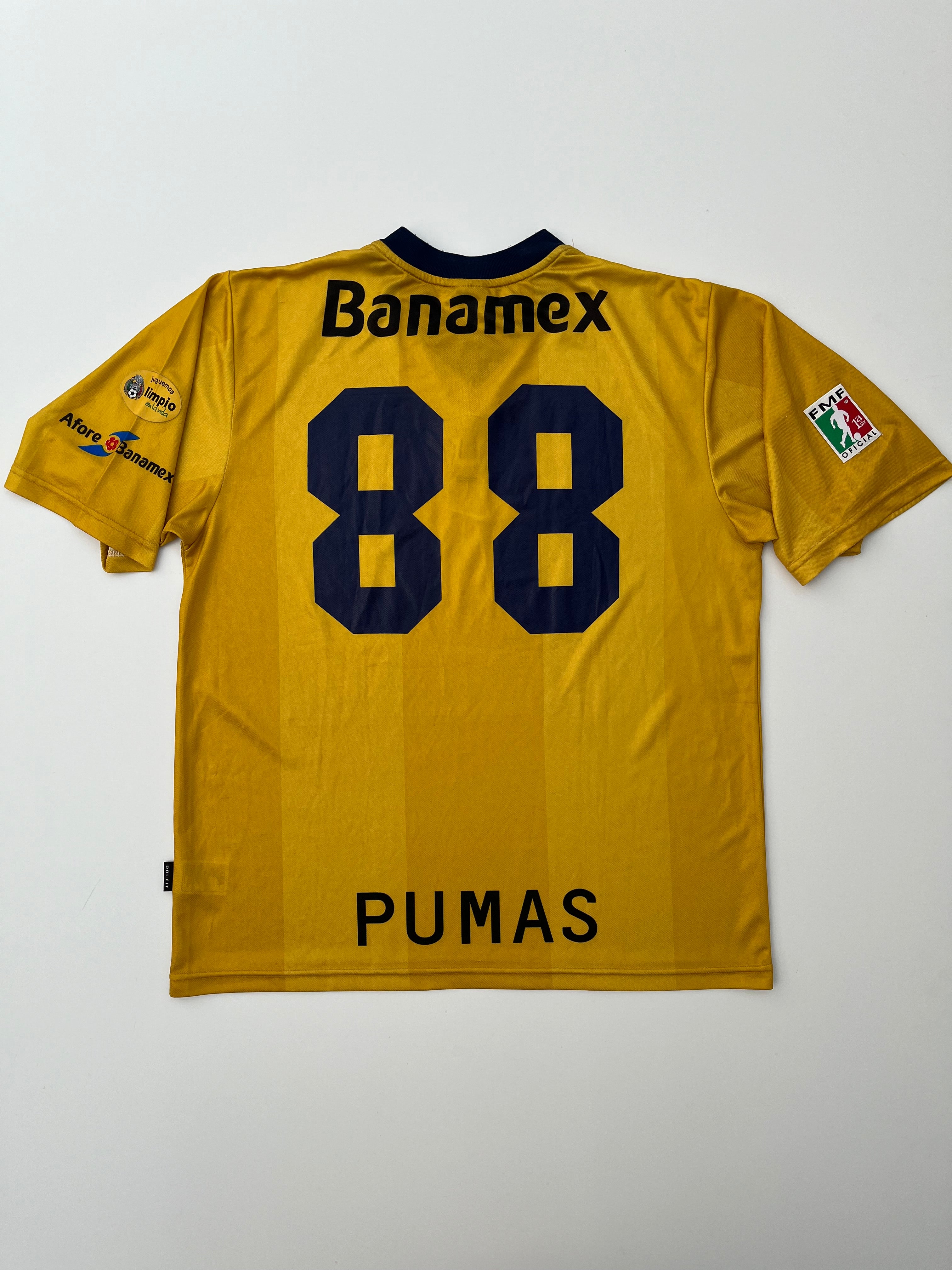 Jersey Pumas Visita 2000 2001 Match Worn Marcelino Bernal (L)