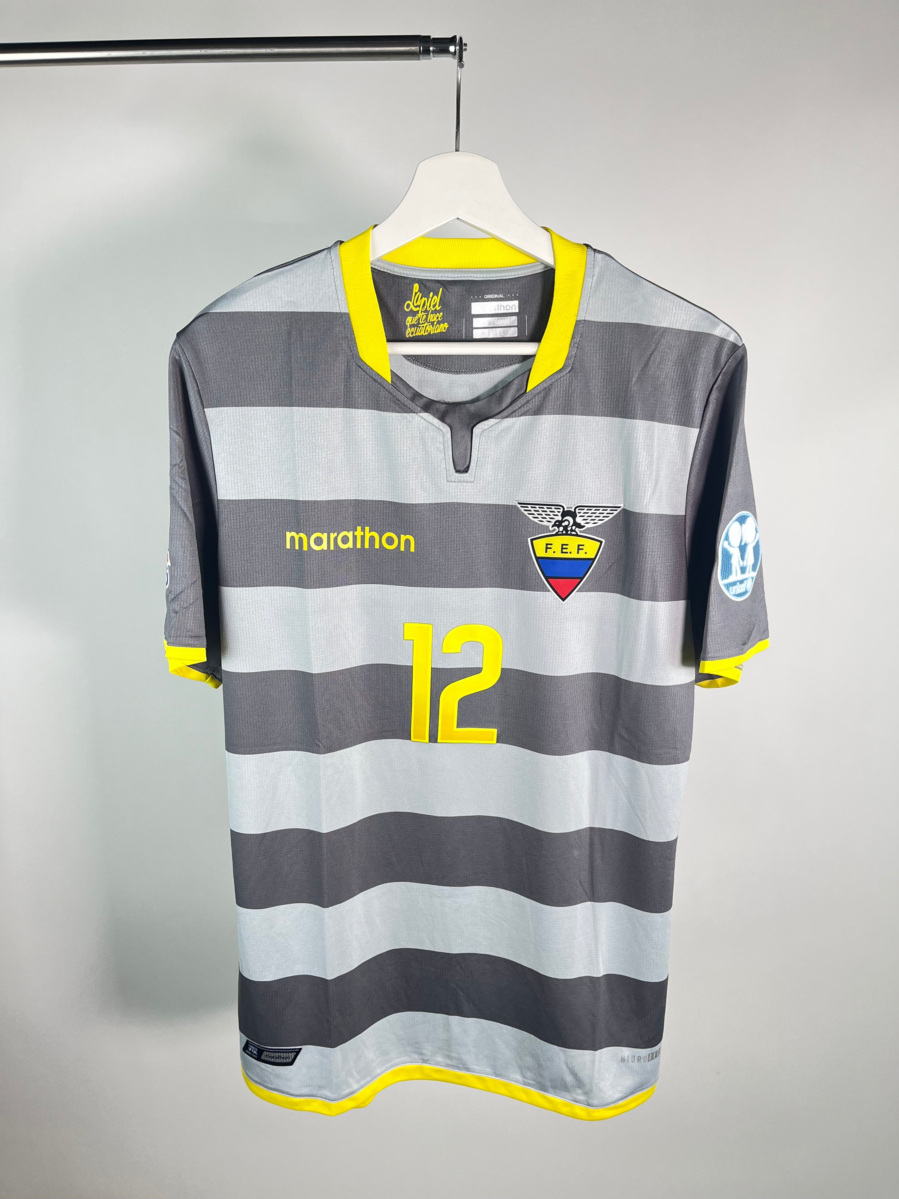 Jersey Ecuador Portero 2015 2016 Worn Esteban Dreer (L)