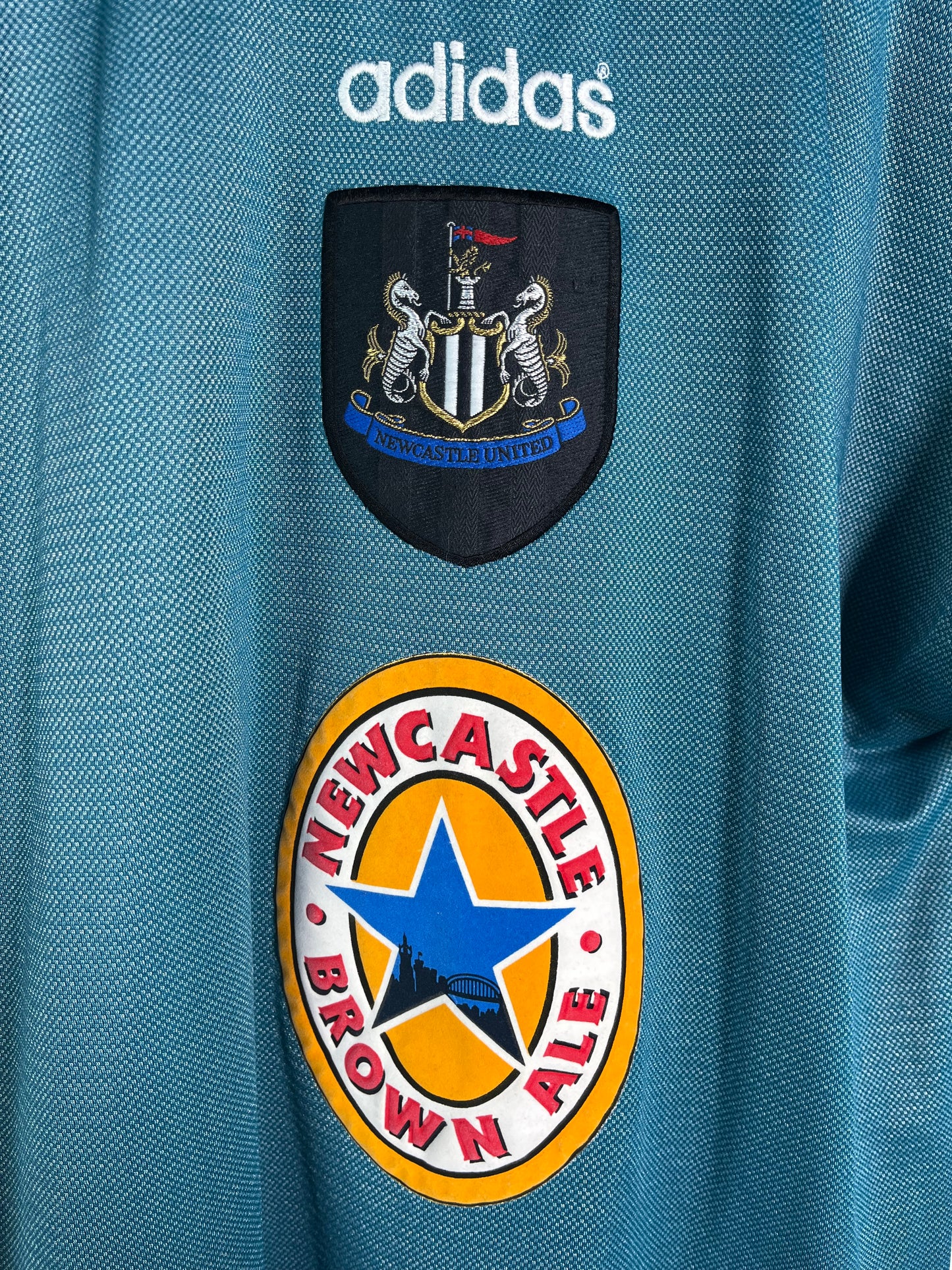 Jersey Newcastle United Portero 1996 1997 Manga Larga (XL)