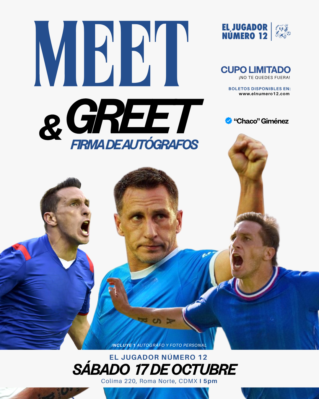 Meet & Greet Christian “Chaco” Giménez